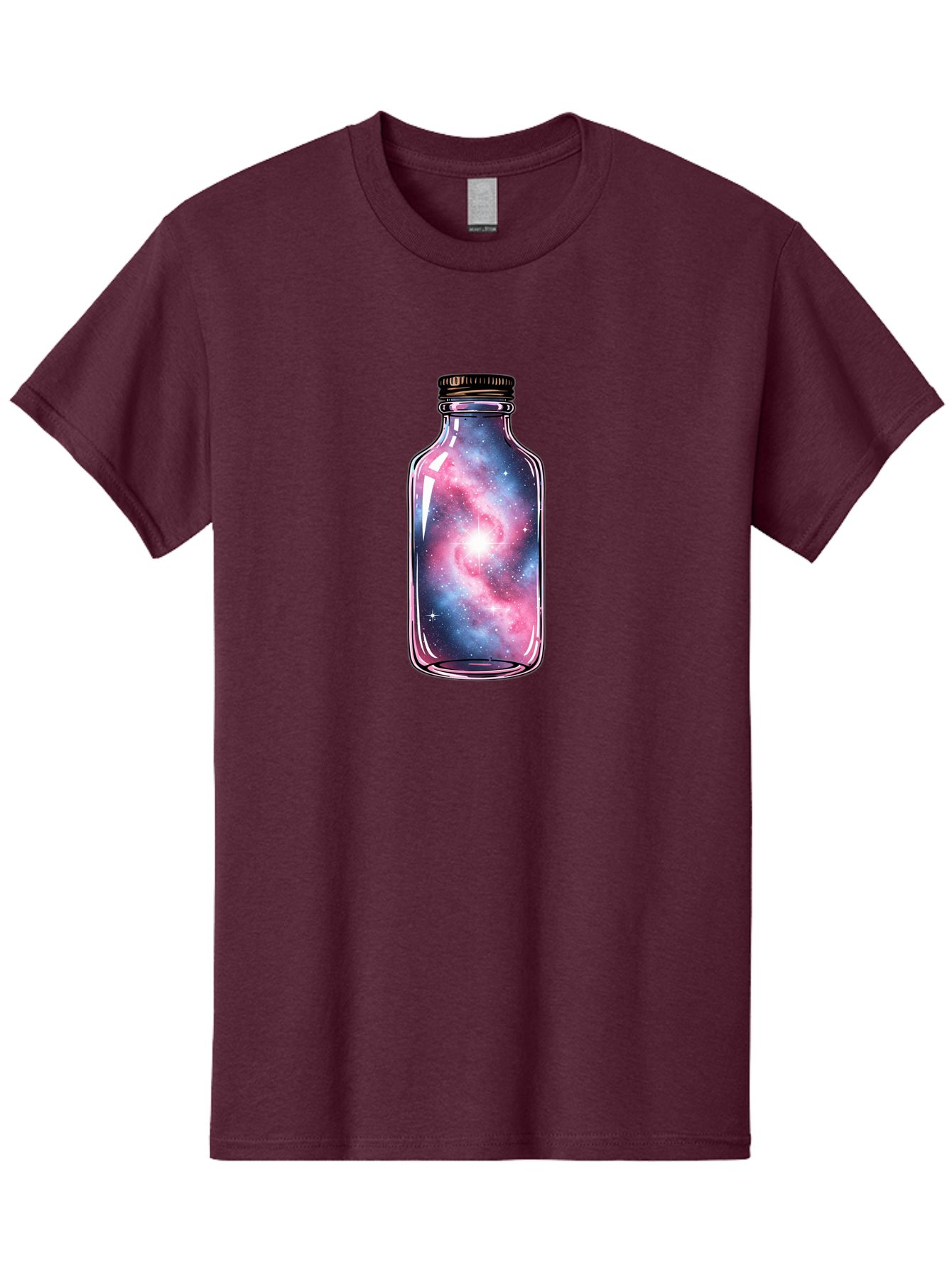 Galaxy-In-A-Bottle-17 Men'S Graphic Tee, 100% Cotton, Comfortable Casual Summer Wear, Machine Washable, Vintage Camera, Old Camera, Antique Camera, Black Camera, Classic Photography, Photography Equipment, Nostalgic Device, Film Camera, Bai971