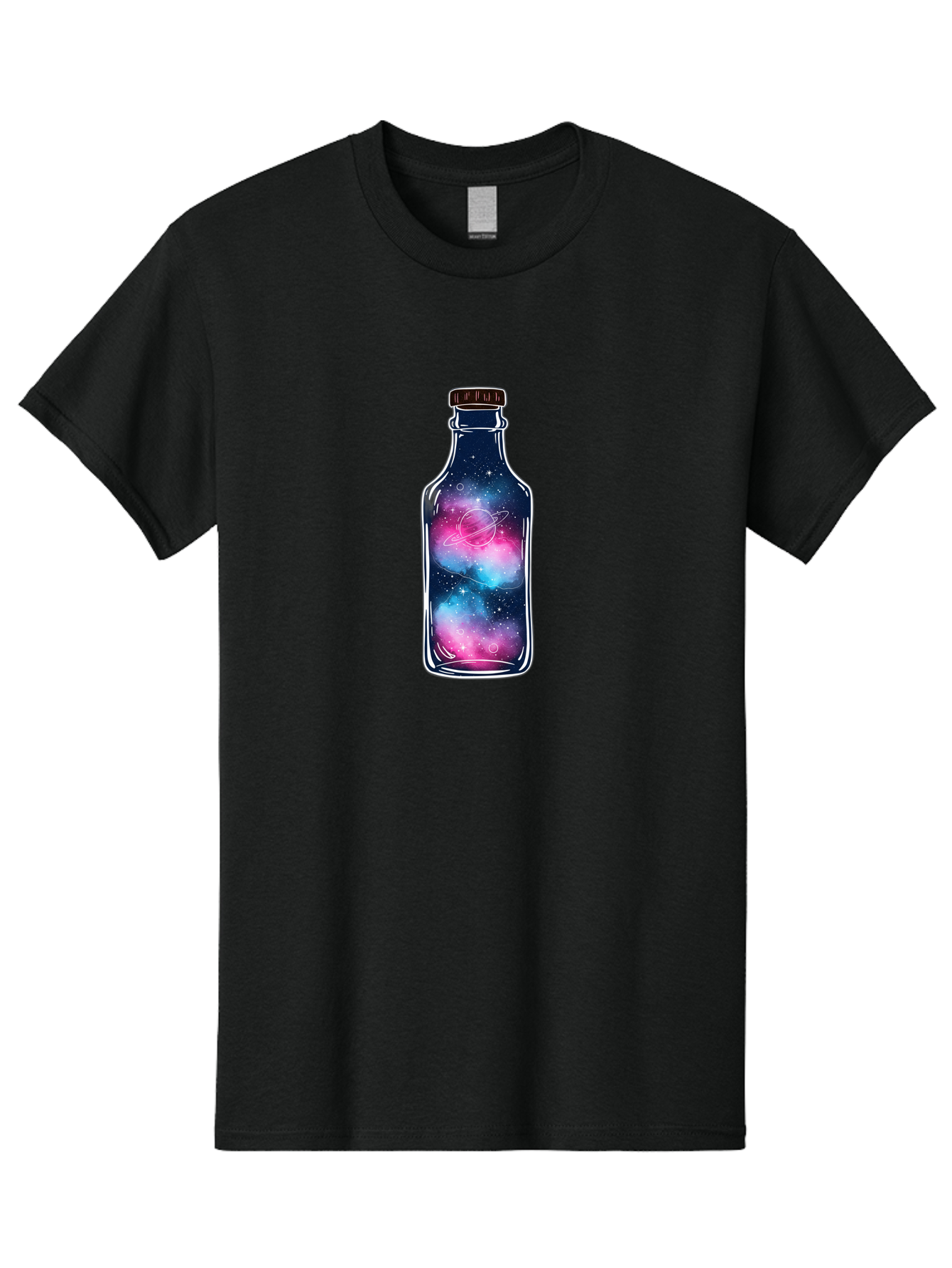 Galaxy-In-A-Bottle-18 Men'S Graphic Tee, 100% Cotton, Comfortable Casual Summer Wear, Machine Washable, Vintage Camera, Old Camera, Antique Camera, Black Camera, Classic Photography, Photography Equipment, Nostalgic Device, Film Camera, Bai972