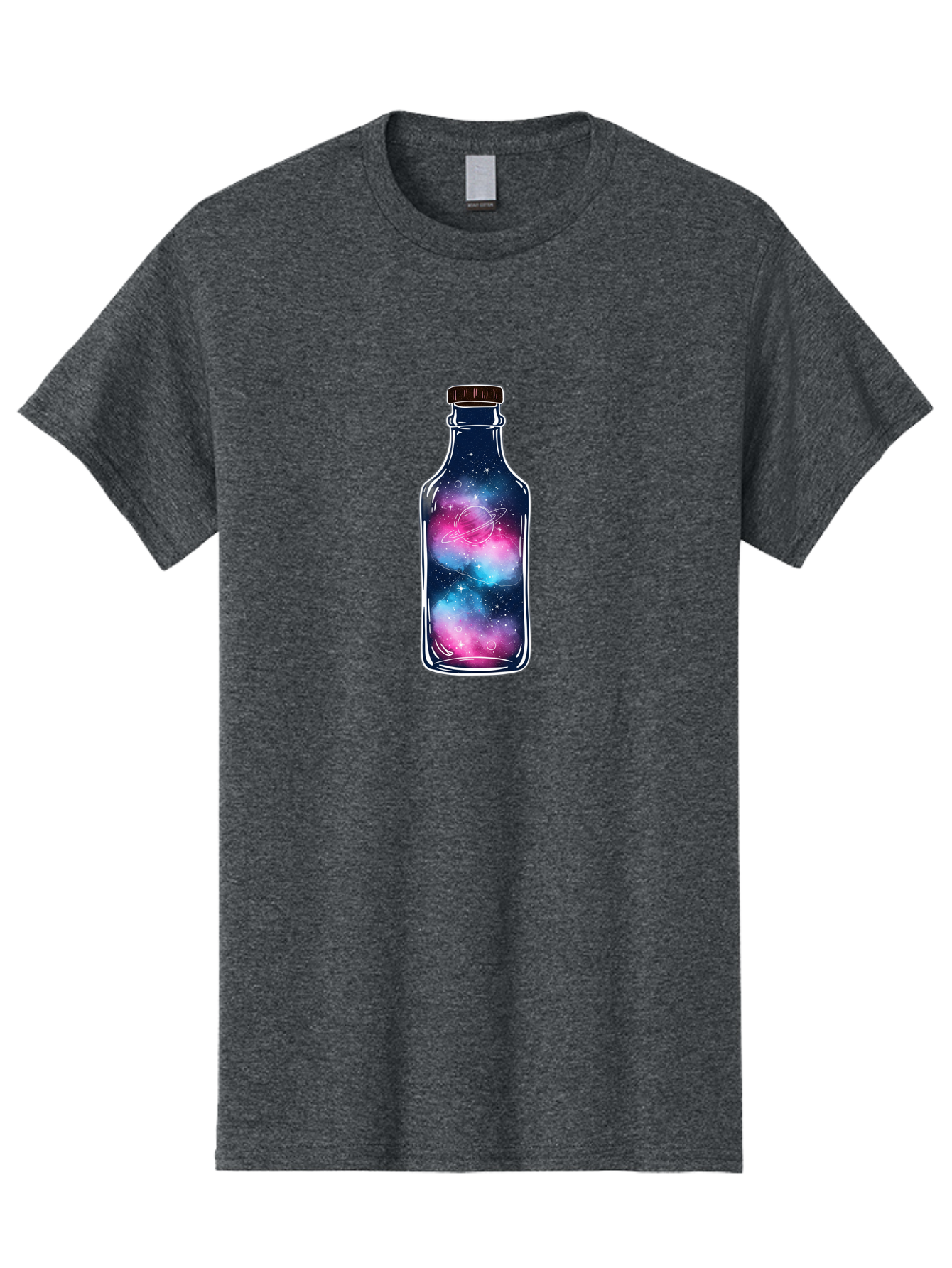Galaxy-In-A-Bottle-18 Men'S Graphic Tee, 100% Cotton, Comfortable Casual Summer Wear, Machine Washable, Vintage Camera, Old Camera, Antique Camera, Black Camera, Classic Photography, Photography Equipment, Nostalgic Device, Film Camera, Bai972