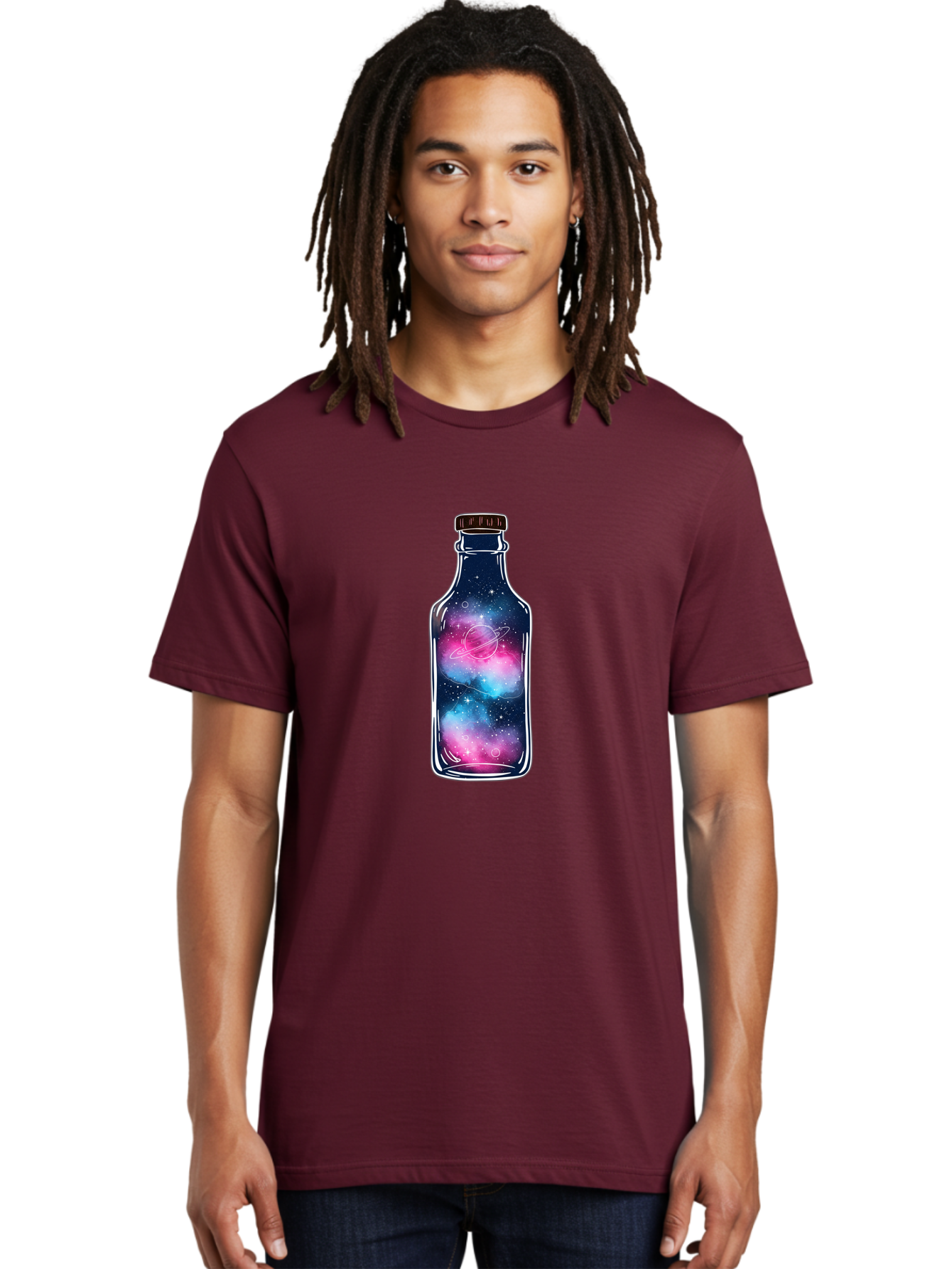 Galaxy-In-A-Bottle-18 Men'S Graphic Tee, 100% Cotton, Comfortable Casual Summer Wear, Machine Washable, Vintage Camera, Old Camera, Antique Camera, Black Camera, Classic Photography, Photography Equipment, Nostalgic Device, Film Camera, Bai972