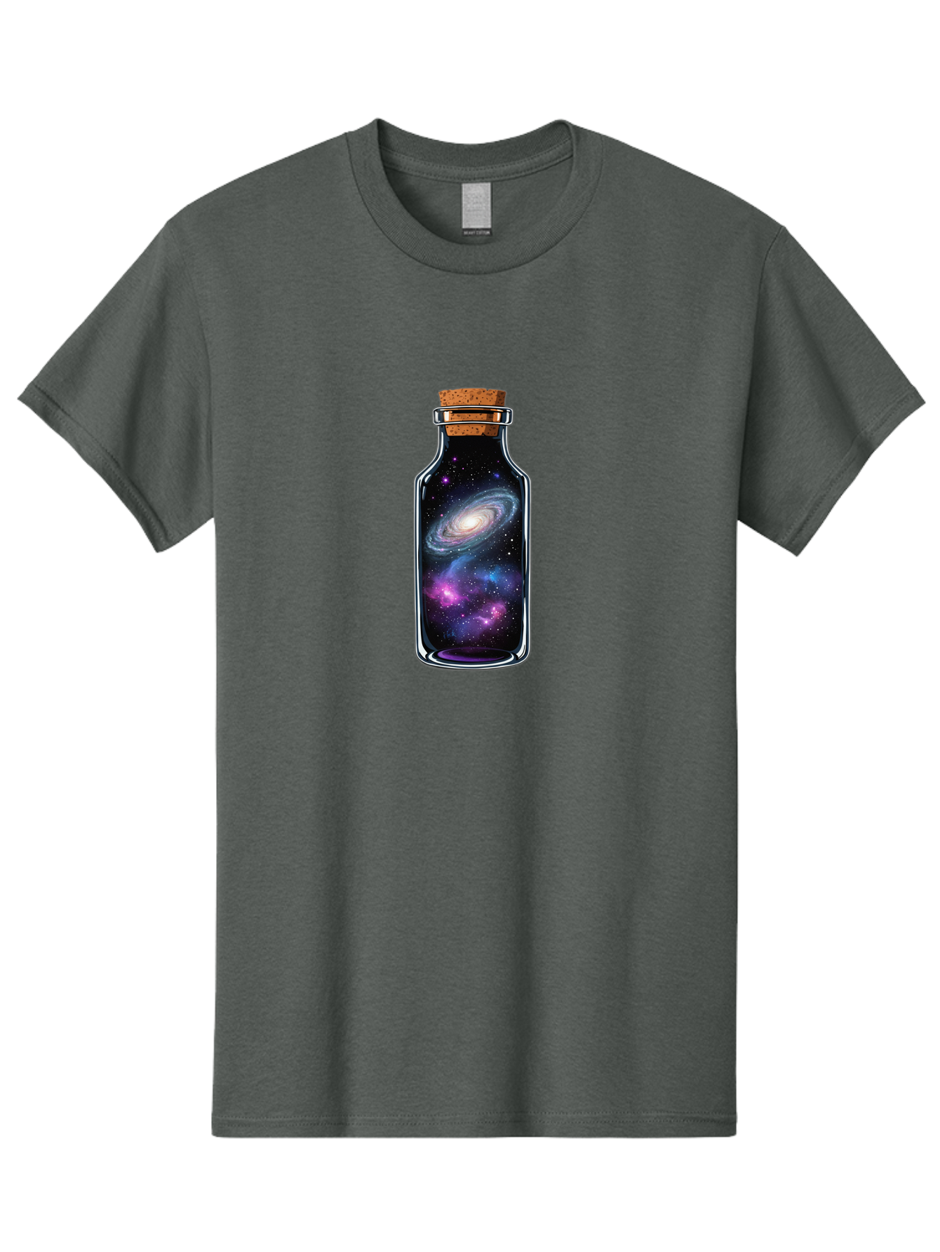 Galaxy-In-A-Bottle-2 Men'S Graphic Tee, 100% Cotton, Comfortable Casual Summer Wear, Machine Washable, Vintage Camera, Old Camera, Antique Camera, Black Camera, Classic Photography, Photography Equipment, Nostalgic Device, Film Camera, Bai974