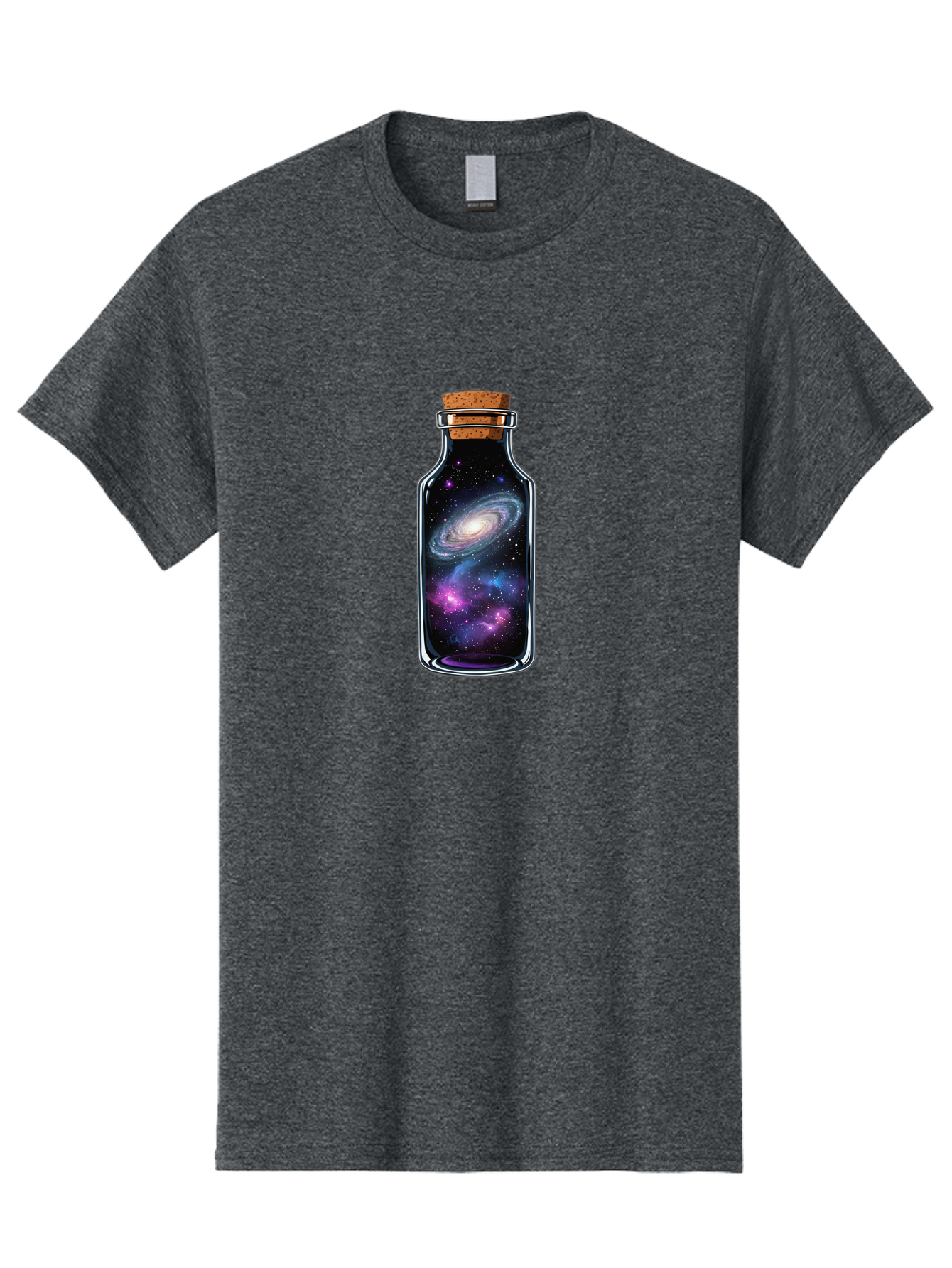 Galaxy-In-A-Bottle-2 Men'S Graphic Tee, 100% Cotton, Comfortable Casual Summer Wear, Machine Washable, Vintage Camera, Old Camera, Antique Camera, Black Camera, Classic Photography, Photography Equipment, Nostalgic Device, Film Camera, Bai974
