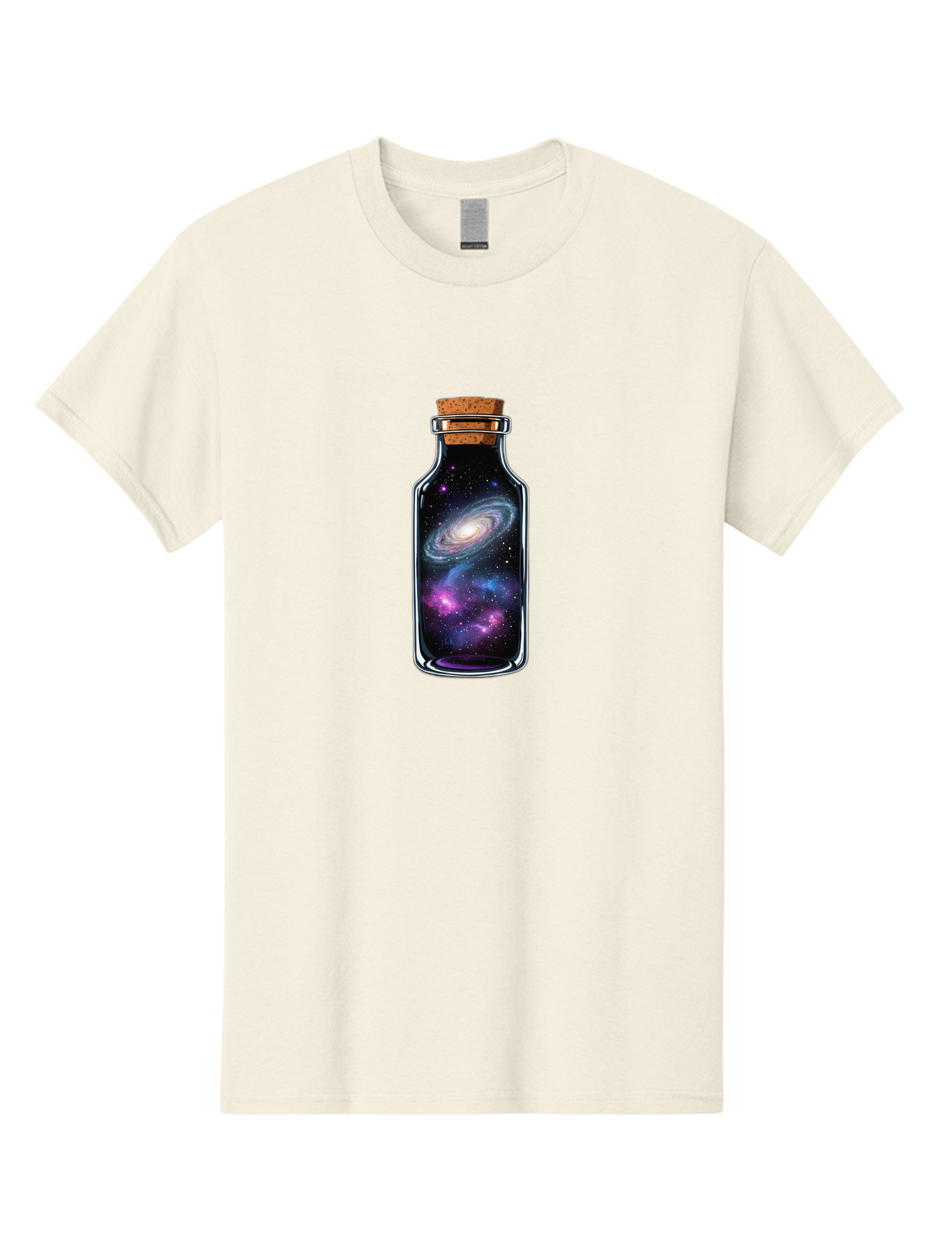 Galaxy-In-A-Bottle-2 Men'S Graphic Tee, 100% Cotton, Comfortable Casual Summer Wear, Machine Washable, Vintage Camera, Old Camera, Antique Camera, Black Camera, Classic Photography, Photography Equipment, Nostalgic Device, Film Camera, Bai974