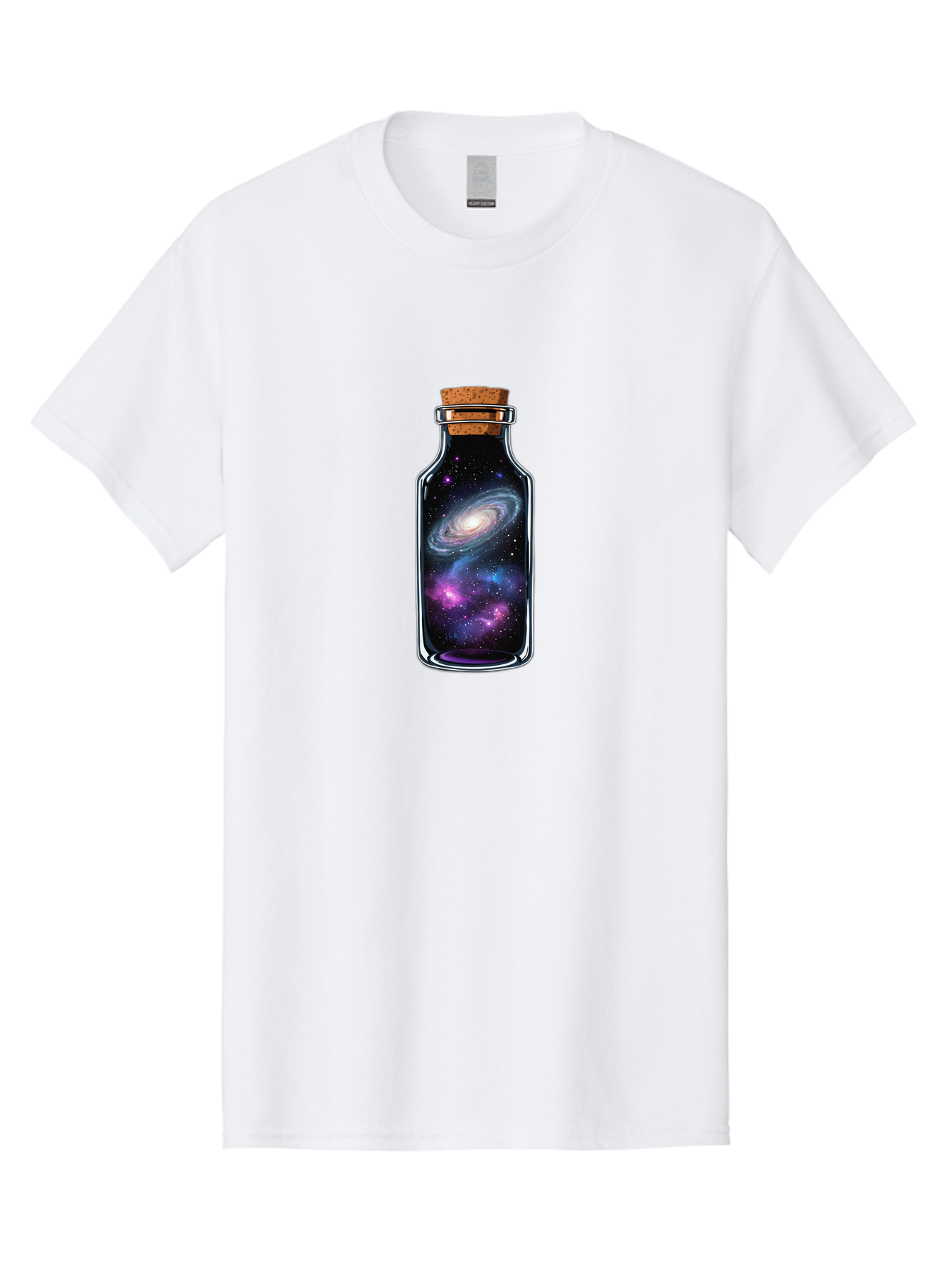 Galaxy-In-A-Bottle-2 Men'S Graphic Tee, 100% Cotton, Comfortable Casual Summer Wear, Machine Washable, Vintage Camera, Old Camera, Antique Camera, Black Camera, Classic Photography, Photography Equipment, Nostalgic Device, Film Camera, Bai974