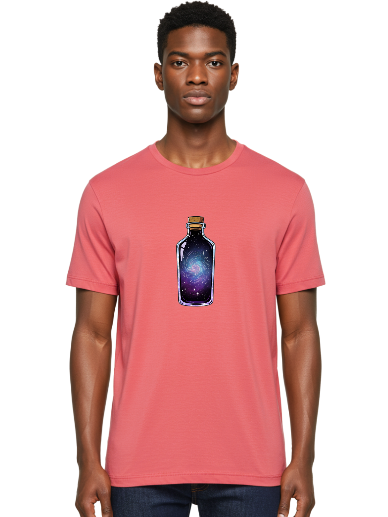 Galaxy-In-A-Bottle-22 Men'S Graphic Tee, 100% Cotton, Comfortable Casual Summer Wear, Machine Washable, Vintage Camera, Old Camera, Antique Camera, Black Camera, Classic Photography, Photography Equipment, Nostalgic Device, Film Camera, Bai977
