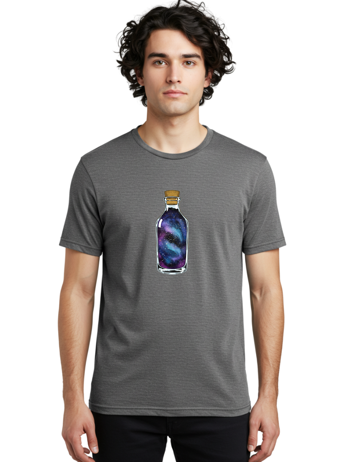Galaxy-In-A-Bottle-23 Men'S Graphic Tee, 100% Cotton, Comfortable Casual Summer Wear, Machine Washable, Vintage Camera, Old Camera, Antique Camera, Black Camera, Classic Photography, Photography Equipment, Nostalgic Device, Film Camera, Bai978