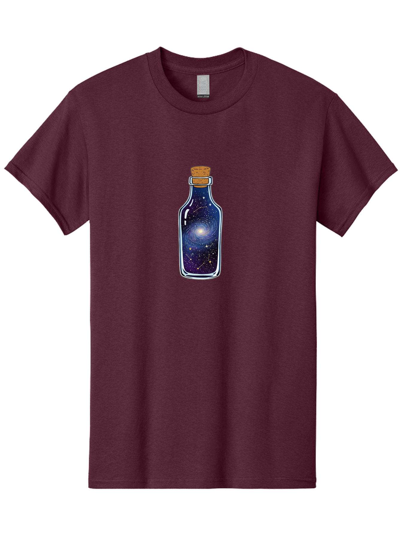 Galaxy-In-A-Bottle-25 Men'S Graphic Tee, 100% Cotton, Comfortable Casual Summer Wear, Machine Washable, Vintage Camera, Old Camera, Antique Camera, Black Camera, Classic Photography, Photography Equipment, Nostalgic Device, Film Camera, Bai980