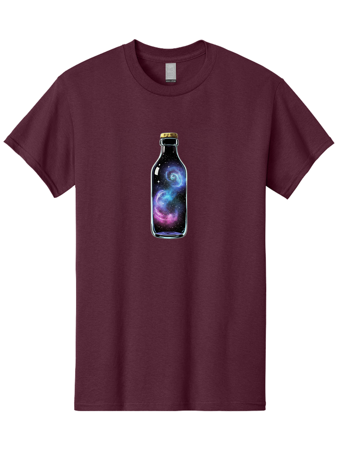Galaxy-In-A-Bottle-28 Men'S Graphic Tee, 100% Cotton, Comfortable Casual Summer Wear, Machine Washable, Vintage Camera, Old Camera, Antique Camera, Black Camera, Classic Photography, Photography Equipment, Nostalgic Device, Film Camera, Bai983