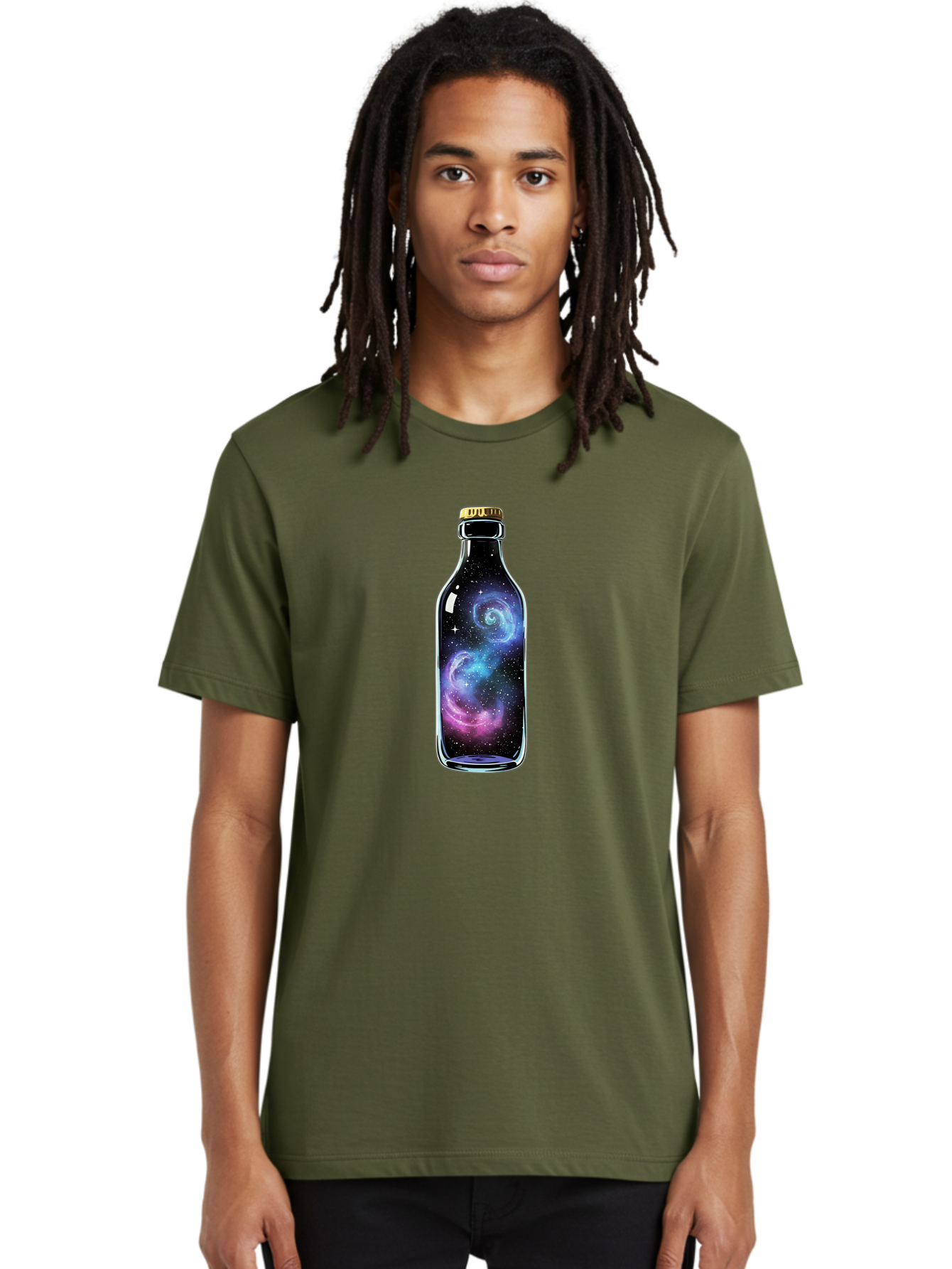 Galaxy-In-A-Bottle-28 Men'S Graphic Tee, 100% Cotton, Comfortable Casual Summer Wear, Machine Washable, Vintage Camera, Old Camera, Antique Camera, Black Camera, Classic Photography, Photography Equipment, Nostalgic Device, Film Camera, Bai983