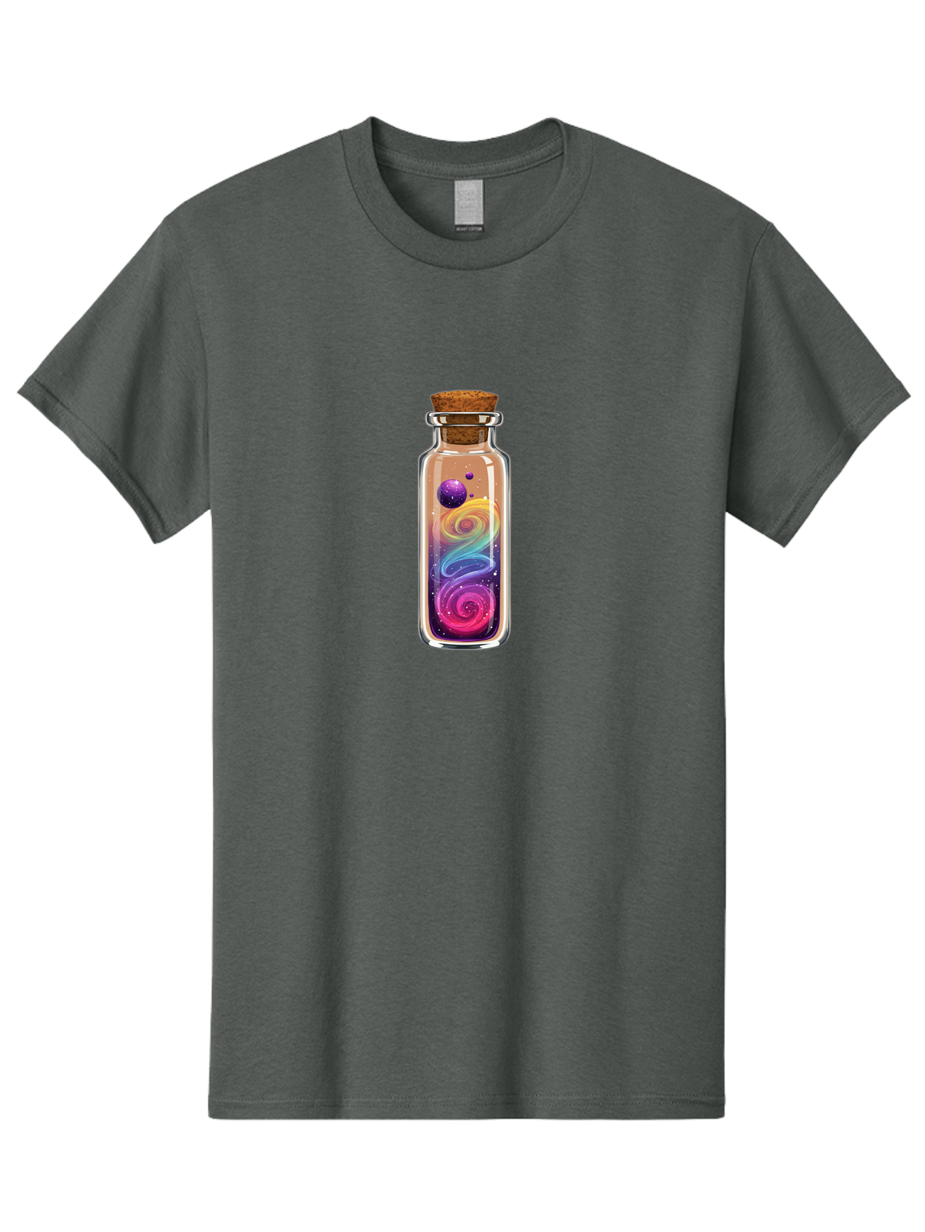 Galaxy-In-A-Bottle-3 Men'S Graphic Tee, 100% Cotton, Comfortable Casual Summer Wear, Machine Washable, Vintage Camera, Old Camera, Antique Camera, Black Camera, Classic Photography, Photography Equipment, Nostalgic Device, Film Camera, Bai985