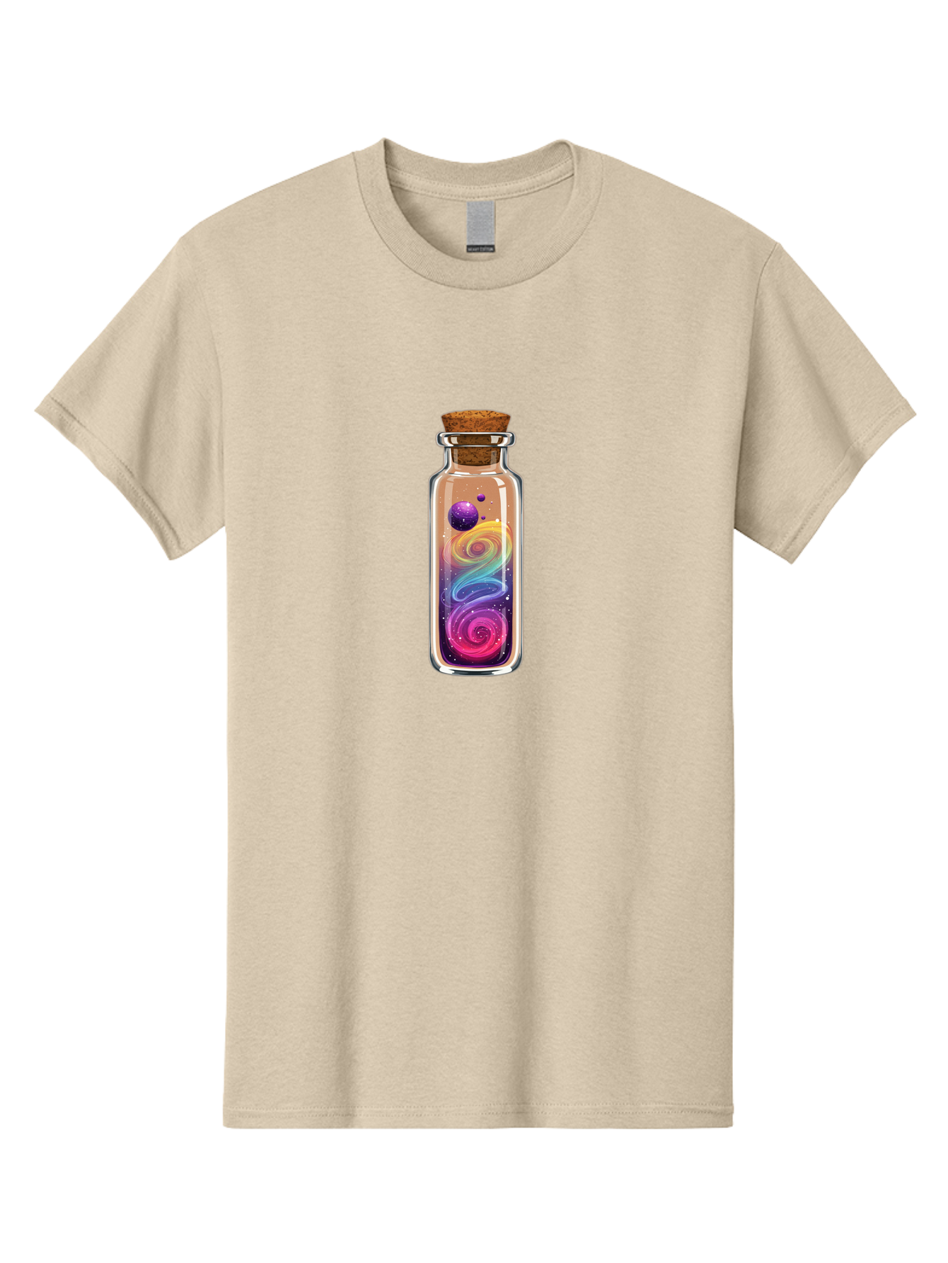 Galaxy-In-A-Bottle-3 Men'S Graphic Tee, 100% Cotton, Comfortable Casual Summer Wear, Machine Washable, Vintage Camera, Old Camera, Antique Camera, Black Camera, Classic Photography, Photography Equipment, Nostalgic Device, Film Camera, Bai985