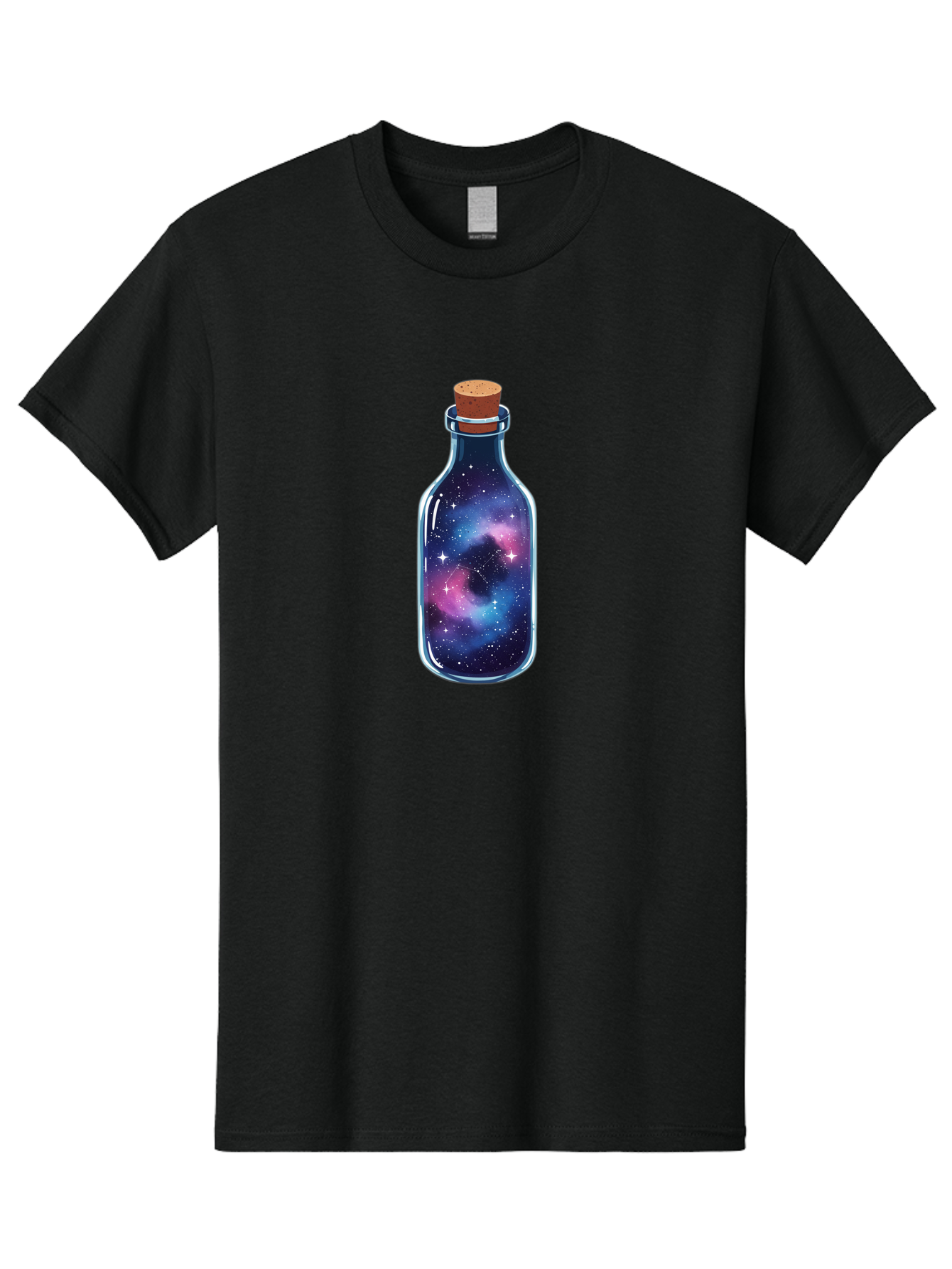 Galaxy-In-A-Bottle-30 Men'S Graphic Tee, 100% Cotton, Comfortable Casual Summer Wear, Machine Washable, Vintage Camera, Old Camera, Antique Camera, Black Camera, Classic Photography, Photography Equipment, Nostalgic Device, Film Camera, Bai986