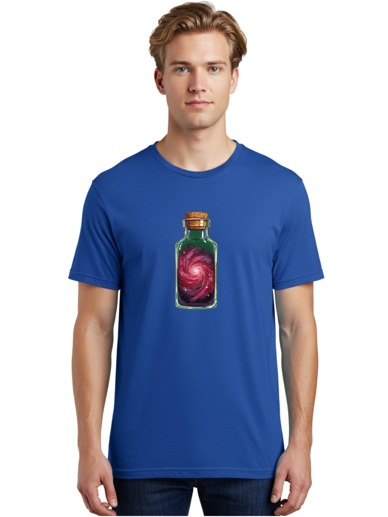 Galaxy-In-A-Bottle-32 Men'S Graphic Tee, 100% Cotton, Comfortable Casual Summer Wear, Machine Washable, Vintage Camera, Old Camera, Antique Camera, Black Camera, Classic Photography, Photography Equipment, Nostalgic Device, Film Camera, Bai988