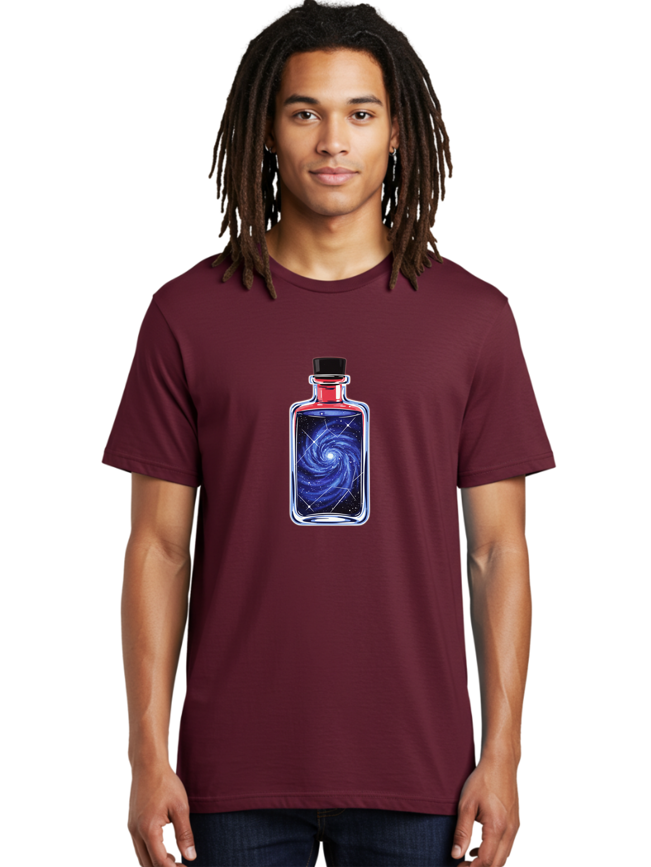Galaxy-In-A-Bottle-33 Men'S Graphic Tee, 100% Cotton, Comfortable Casual Summer Wear, Machine Washable, Vintage Camera, Old Camera, Antique Camera, Black Camera, Classic Photography, Photography Equipment, Nostalgic Device, Film Camera, Bai989