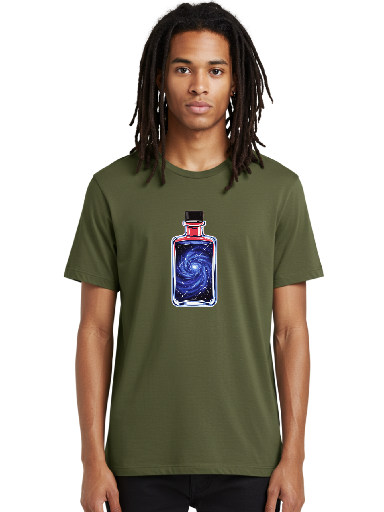 Galaxy-In-A-Bottle-33 Men'S Graphic Tee, 100% Cotton, Comfortable Casual Summer Wear, Machine Washable, Vintage Camera, Old Camera, Antique Camera, Black Camera, Classic Photography, Photography Equipment, Nostalgic Device, Film Camera, Bai989