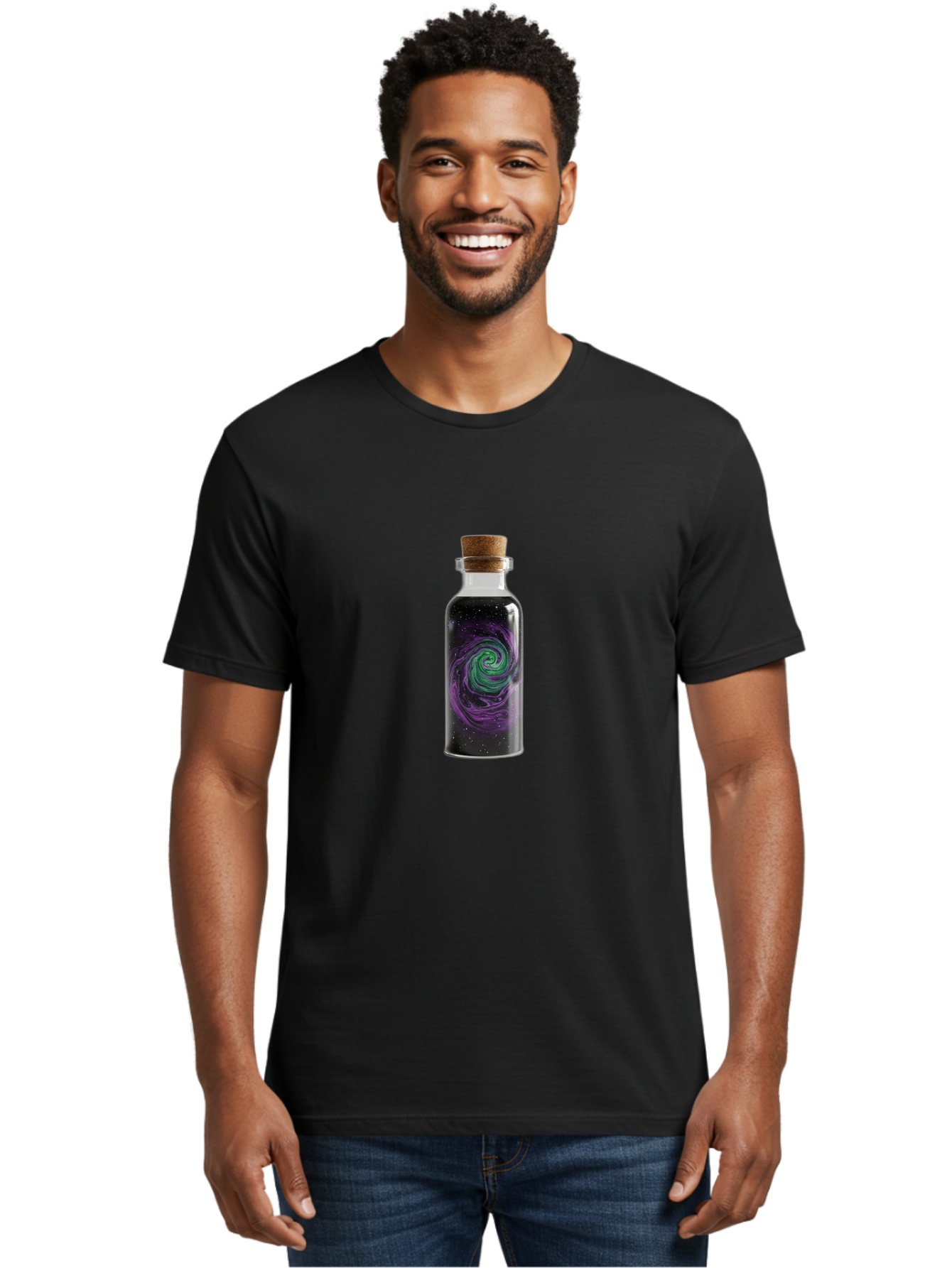 Galaxy-In-A-Bottle-39 Men'S Graphic Tee, 100% Cotton, Comfortable Casual Summer Wear, Machine Washable, Vintage Camera, Old Camera, Antique Camera, Black Camera, Classic Photography, Photography Equipment, Nostalgic Device, Film Camera, Bai995