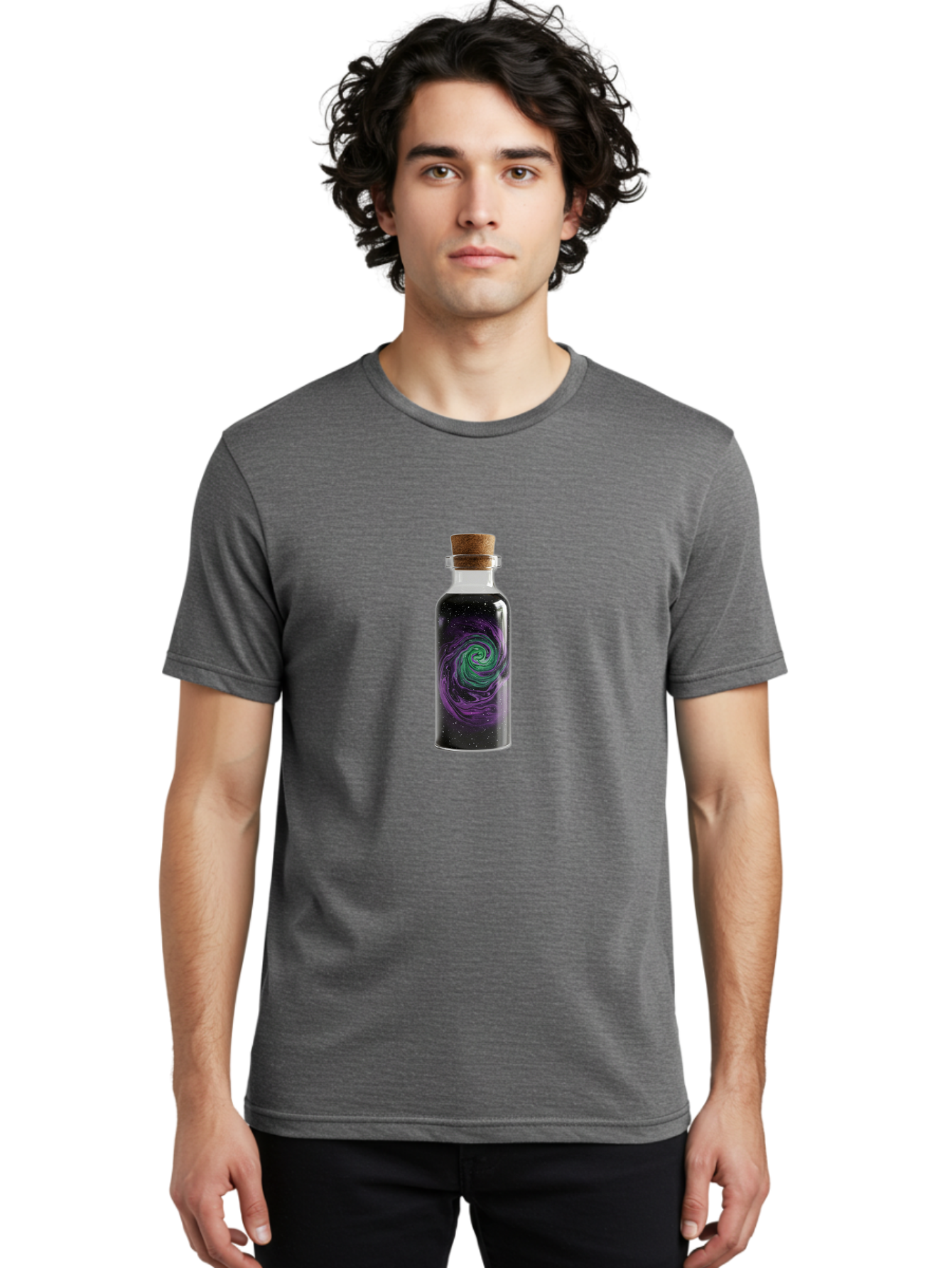 Galaxy-In-A-Bottle-39 Men'S Graphic Tee, 100% Cotton, Comfortable Casual Summer Wear, Machine Washable, Vintage Camera, Old Camera, Antique Camera, Black Camera, Classic Photography, Photography Equipment, Nostalgic Device, Film Camera, Bai995