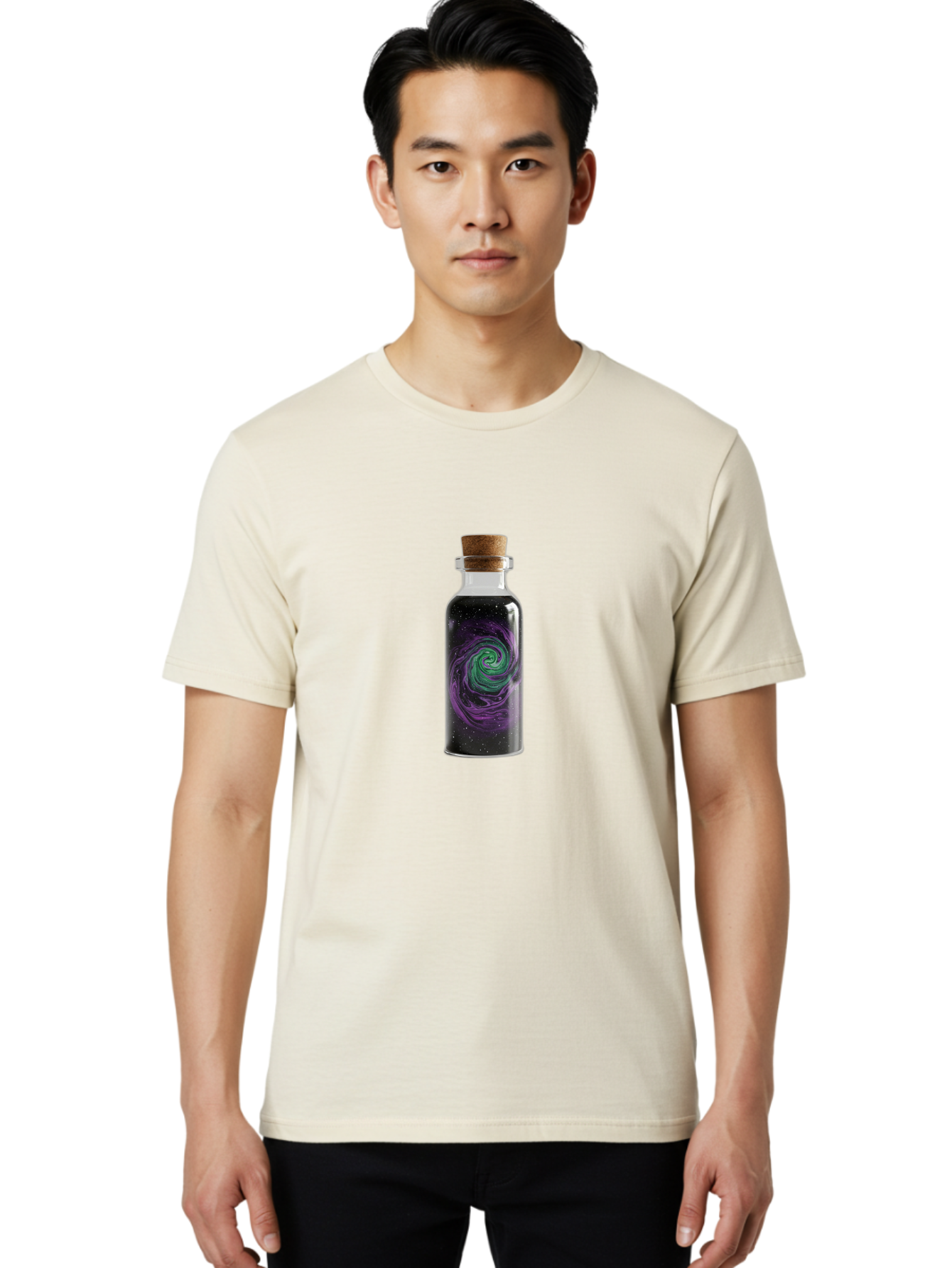 Galaxy-In-A-Bottle-39 Men'S Graphic Tee, 100% Cotton, Comfortable Casual Summer Wear, Machine Washable, Vintage Camera, Old Camera, Antique Camera, Black Camera, Classic Photography, Photography Equipment, Nostalgic Device, Film Camera, Bai995
