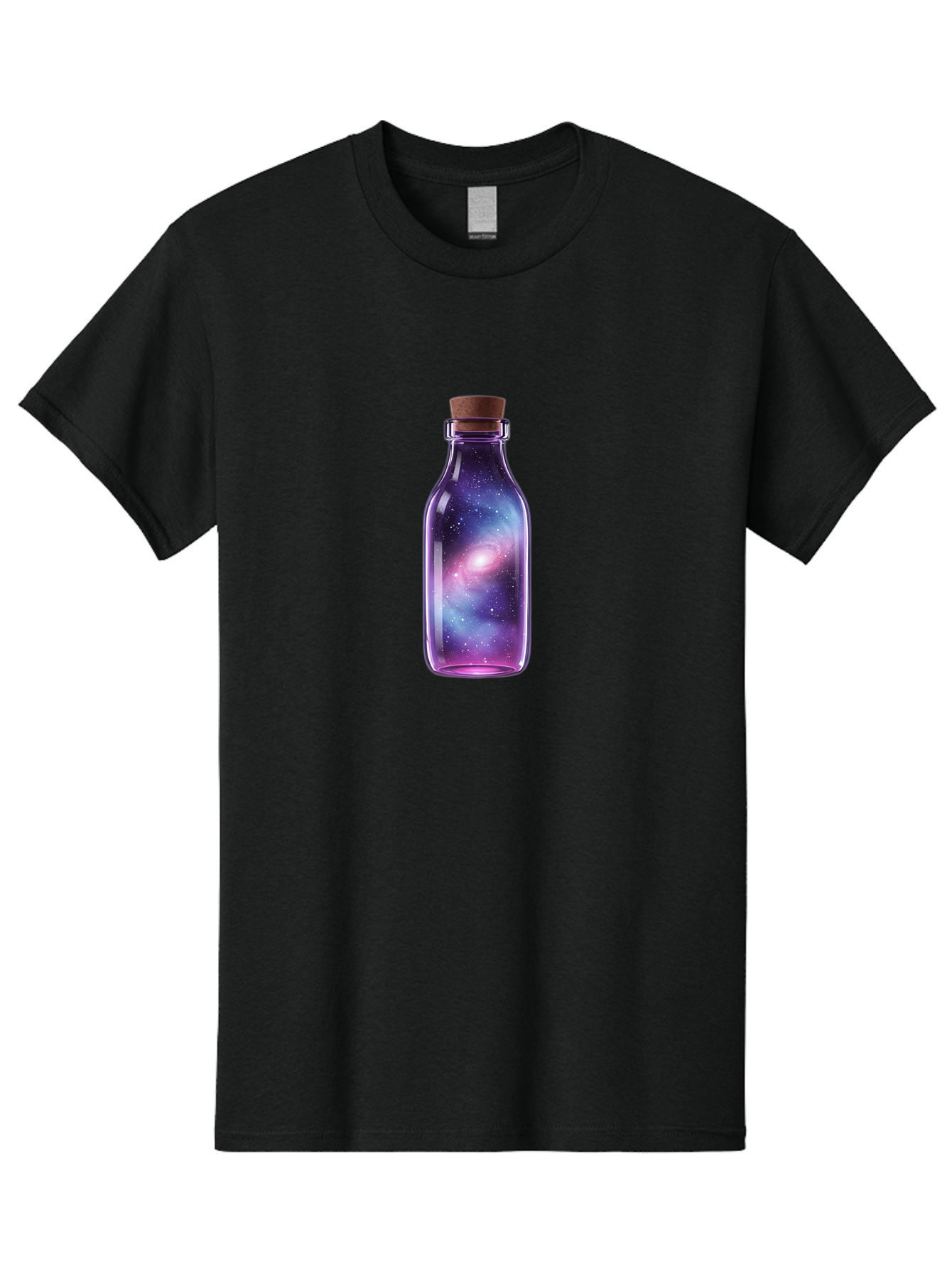 Galaxy-In-A-Bottle-4 Men'S Graphic Tee, 100% Cotton, Comfortable Casual Summer Wear, Machine Washable, Vintage Camera, Old Camera, Antique Camera, Black Camera, Classic Photography, Photography Equipment, Nostalgic Device, Film Camera, Bai996