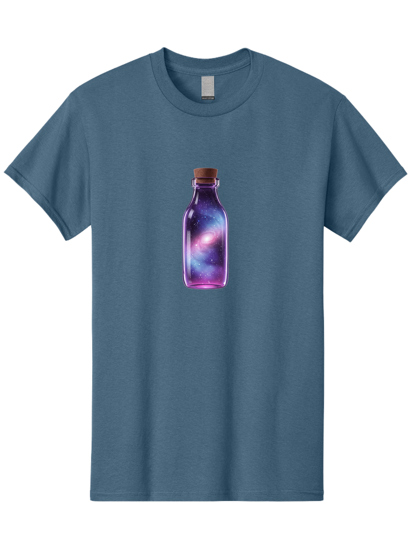 Galaxy-In-A-Bottle-4 Men'S Graphic Tee, 100% Cotton, Comfortable Casual Summer Wear, Machine Washable, Vintage Camera, Old Camera, Antique Camera, Black Camera, Classic Photography, Photography Equipment, Nostalgic Device, Film Camera, Bai996