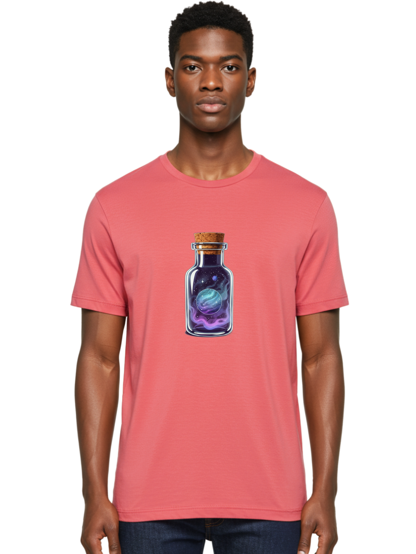 Galaxy-In-A-Bottle-40 Men'S Graphic Tee, 100% Cotton, Comfortable Casual Summer Wear, Machine Washable, Vintage Camera, Old Camera, Antique Camera, Black Camera, Classic Photography, Photography Equipment, Nostalgic Device, Film Camera, Bai997