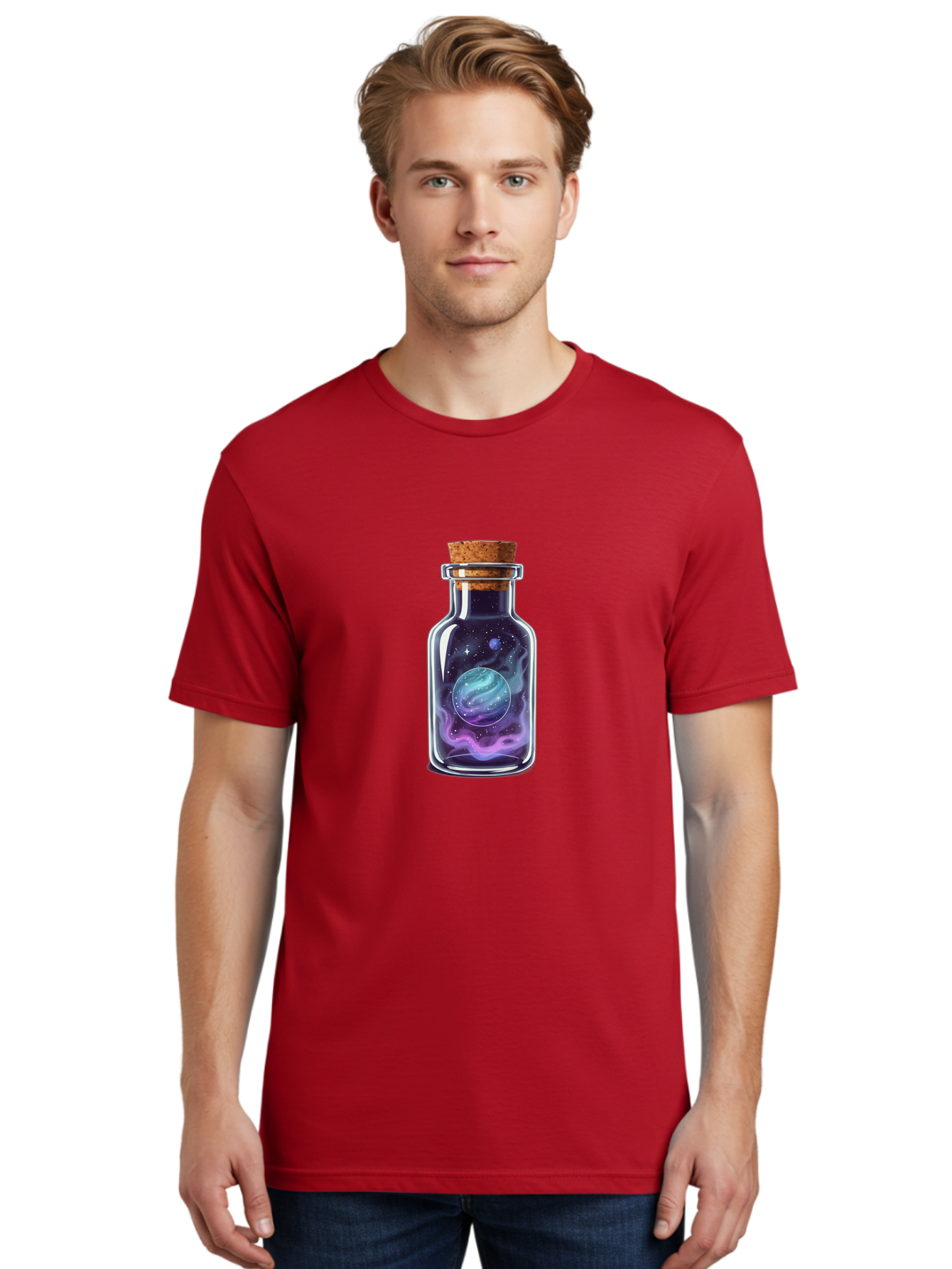 Galaxy-In-A-Bottle-40 Men'S Graphic Tee, 100% Cotton, Comfortable Casual Summer Wear, Machine Washable, Vintage Camera, Old Camera, Antique Camera, Black Camera, Classic Photography, Photography Equipment, Nostalgic Device, Film Camera, Bai997