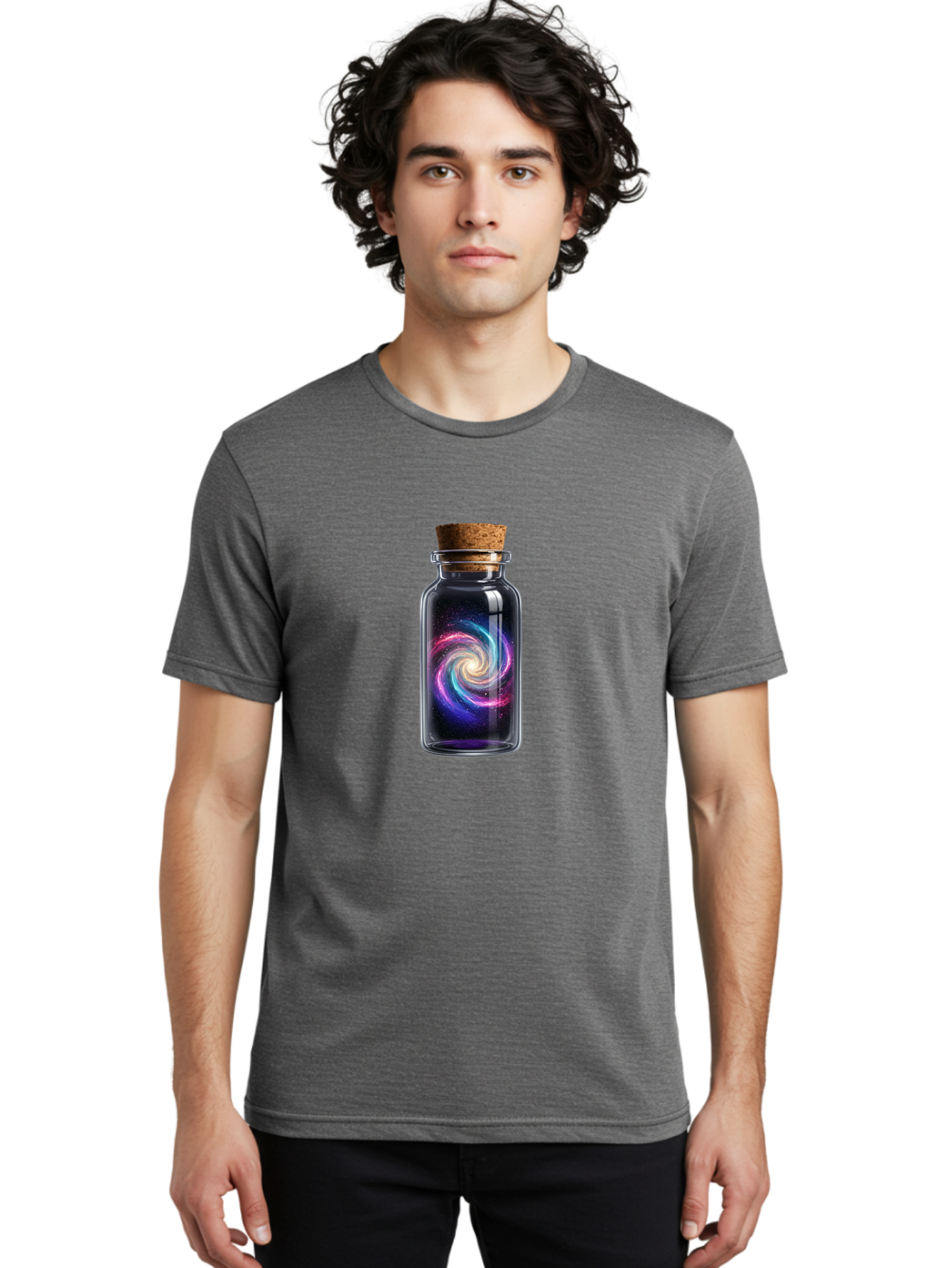 Galaxy-In-A-Bottle-41 Men'S Graphic Tee, 100% Cotton, Comfortable Casual Summer Wear, Machine Washable, Vintage Camera, Old Camera, Antique Camera, Black Camera, Classic Photography, Photography Equipment, Nostalgic Device, Film Camera, Bai998