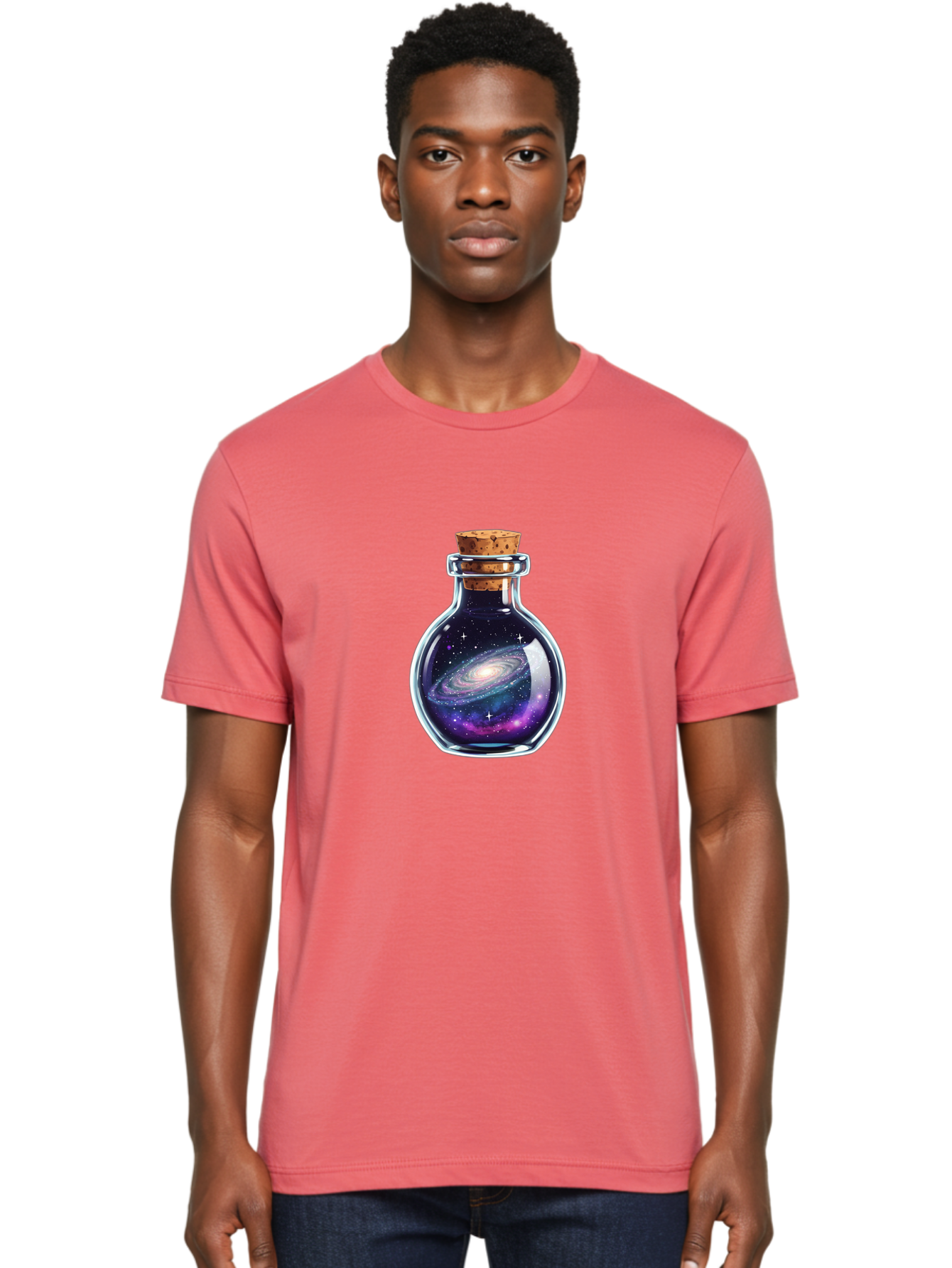 Galaxy-In-A-Bottle-42 Men'S Graphic Tee, 100% Cotton, Comfortable Casual Summer Wear, Machine Washable, Vintage Camera, Old Camera, Antique Camera, Black Camera, Classic Photography, Photography Equipment, Nostalgic Device, Film Camera, Bai999