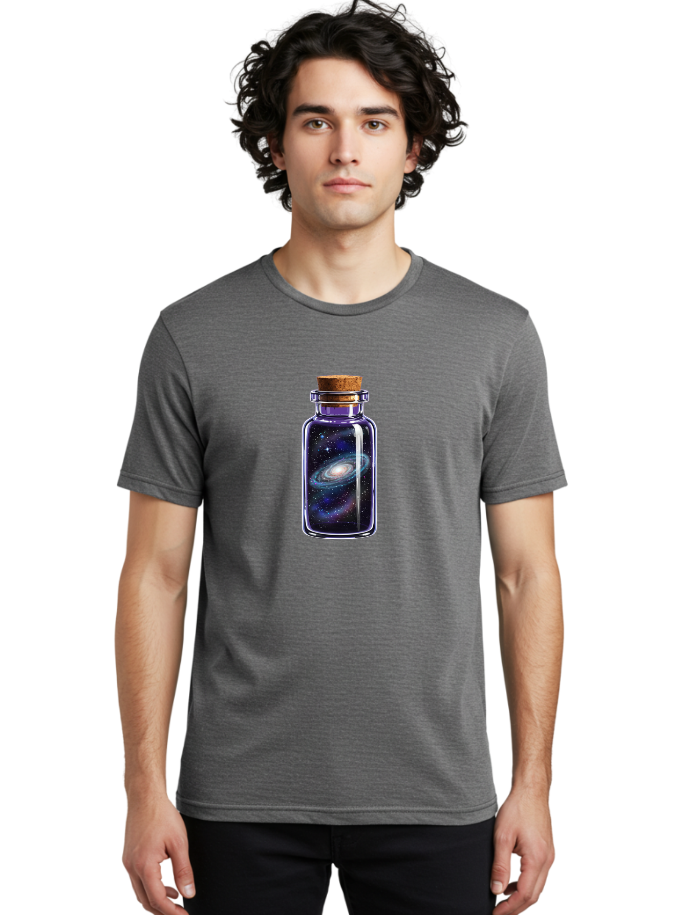 Galaxy-In-A-Bottle-43 Men'S Graphic Tee, 100% Cotton, Comfortable Casual Summer Wear, Machine Washable, Vintage Camera, Old Camera, Antique Camera, Black Camera, Classic Photography, Photography Equipment, Nostalgic Device, Film Camera, Baj000