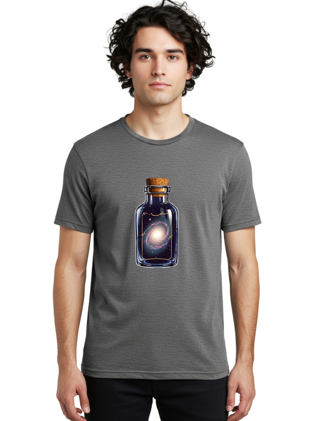 Galaxy-In-A-Bottle-44 Men'S Graphic Tee, 100% Cotton, Comfortable Casual Summer Wear, Machine Washable, Vintage Camera, Old Camera, Antique Camera, Black Camera, Classic Photography, Photography Equipment, Nostalgic Device, Film Camera, Baj001