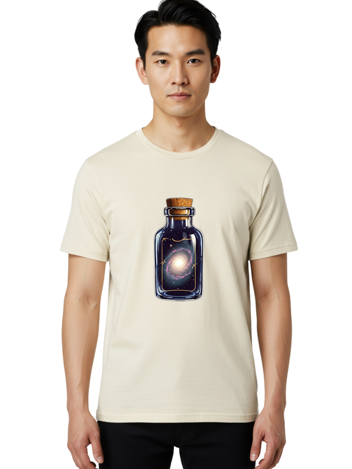 Galaxy-In-A-Bottle-44 Men'S Graphic Tee, 100% Cotton, Comfortable Casual Summer Wear, Machine Washable, Vintage Camera, Old Camera, Antique Camera, Black Camera, Classic Photography, Photography Equipment, Nostalgic Device, Film Camera, Baj001