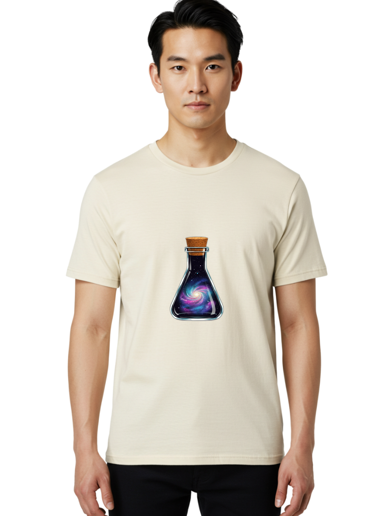 Galaxy-In-A-Bottle-45 Men'S Graphic Tee, 100% Cotton, Comfortable Casual Summer Wear, Machine Washable, Vintage Camera, Old Camera, Antique Camera, Black Camera, Classic Photography, Photography Equipment, Nostalgic Device, Film Camera, Baj002