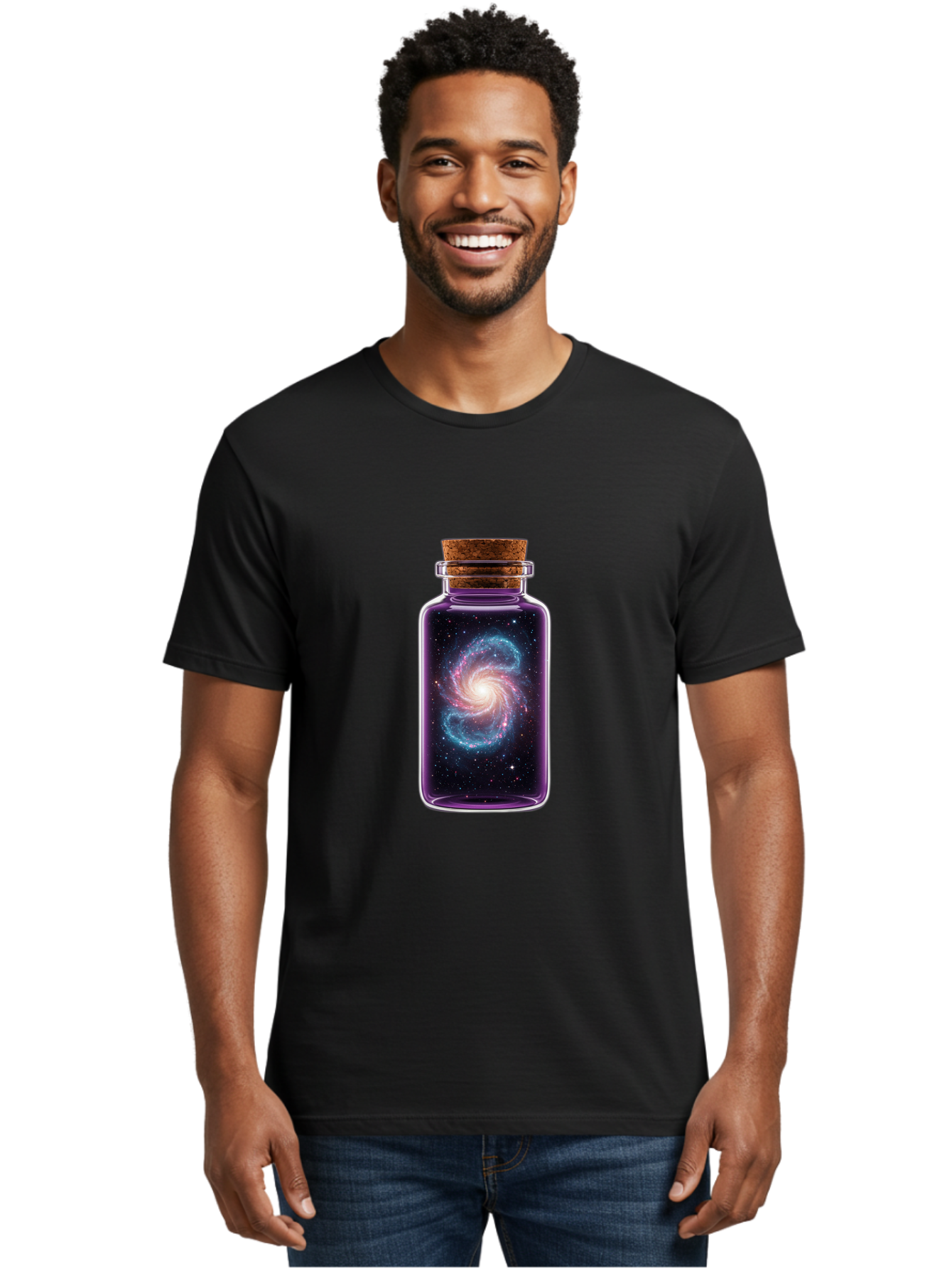 Galaxy-In-A-Bottle-46 Men'S Graphic Tee, 100% Cotton, Comfortable Casual Summer Wear, Machine Washable, Vintage Camera, Old Camera, Antique Camera, Black Camera, Classic Photography, Photography Equipment, Nostalgic Device, Film Camera, Baj003