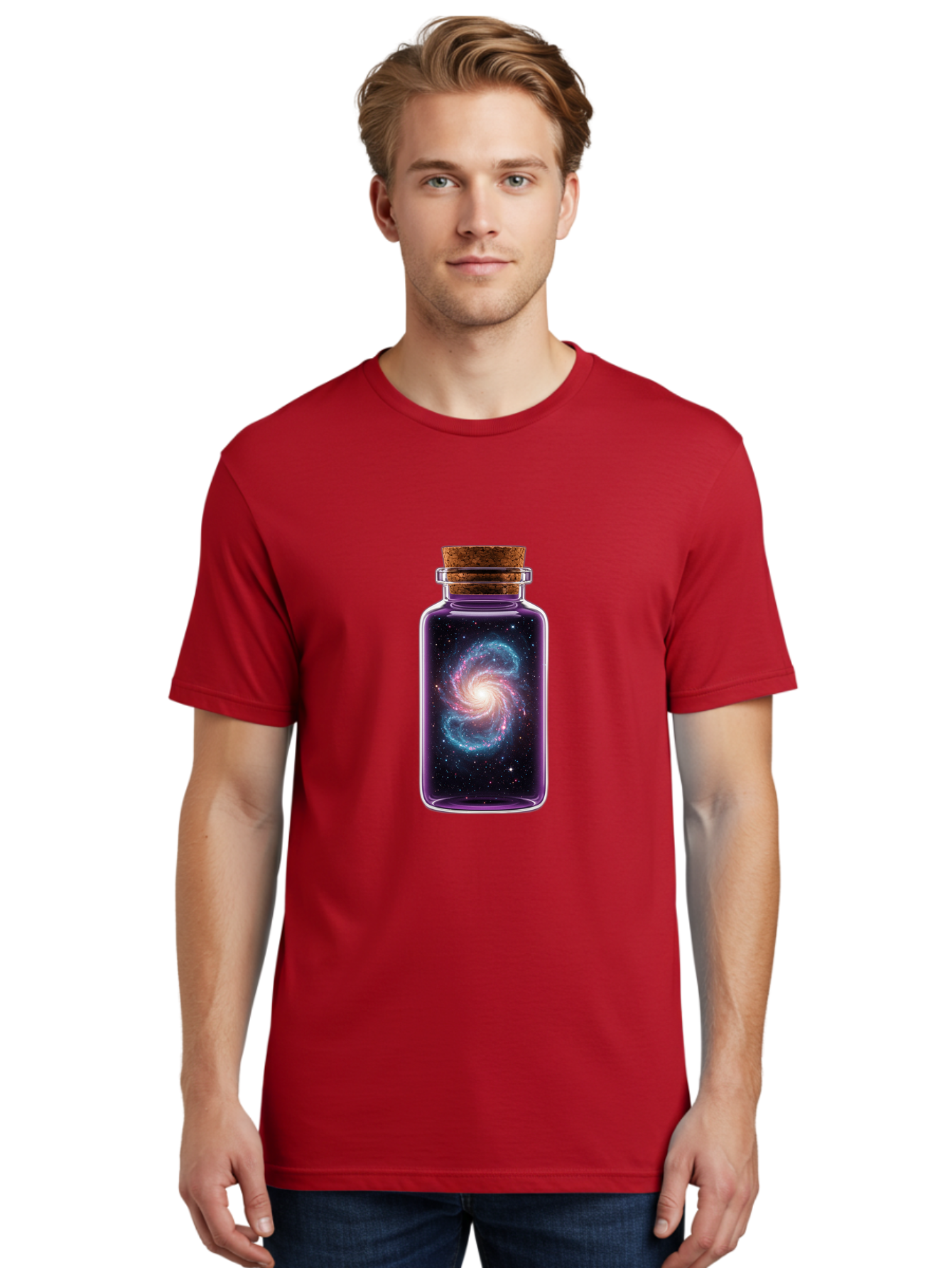 Galaxy-In-A-Bottle-46 Men'S Graphic Tee, 100% Cotton, Comfortable Casual Summer Wear, Machine Washable, Vintage Camera, Old Camera, Antique Camera, Black Camera, Classic Photography, Photography Equipment, Nostalgic Device, Film Camera, Baj003