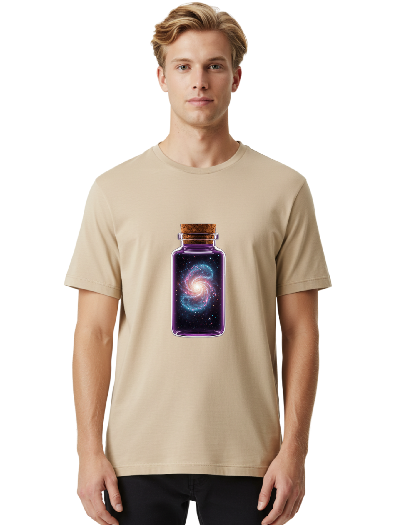 Galaxy-In-A-Bottle-46 Men'S Graphic Tee, 100% Cotton, Comfortable Casual Summer Wear, Machine Washable, Vintage Camera, Old Camera, Antique Camera, Black Camera, Classic Photography, Photography Equipment, Nostalgic Device, Film Camera, Baj003