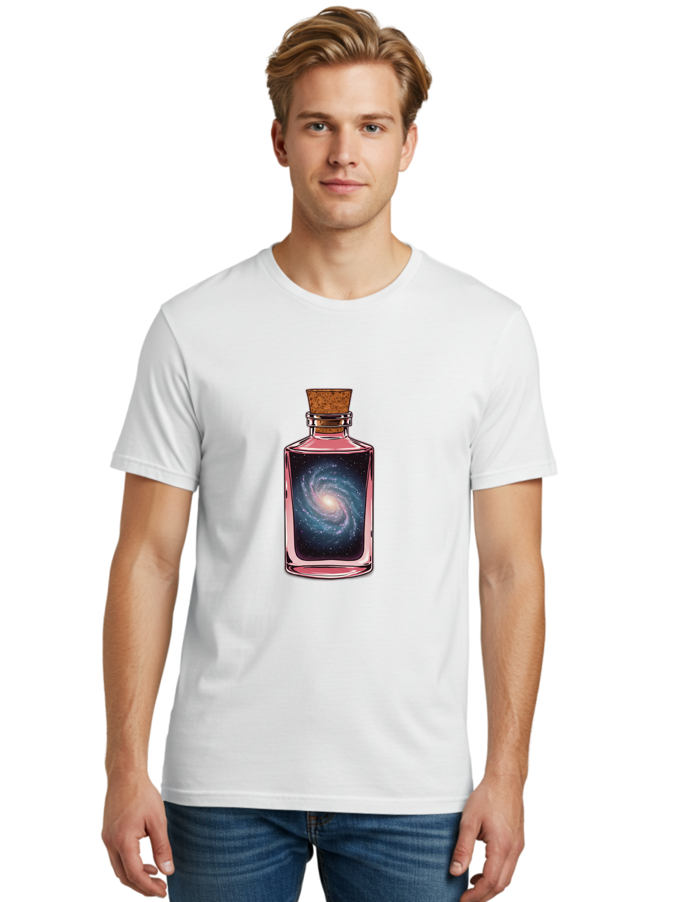 Galaxy-In-A-Bottle-47 Men'S Graphic Tee, 100% Cotton, Comfortable Casual Summer Wear, Machine Washable, Vintage Camera, Old Camera, Antique Camera, Black Camera, Classic Photography, Photography Equipment, Nostalgic Device, Film Camera, Baj004