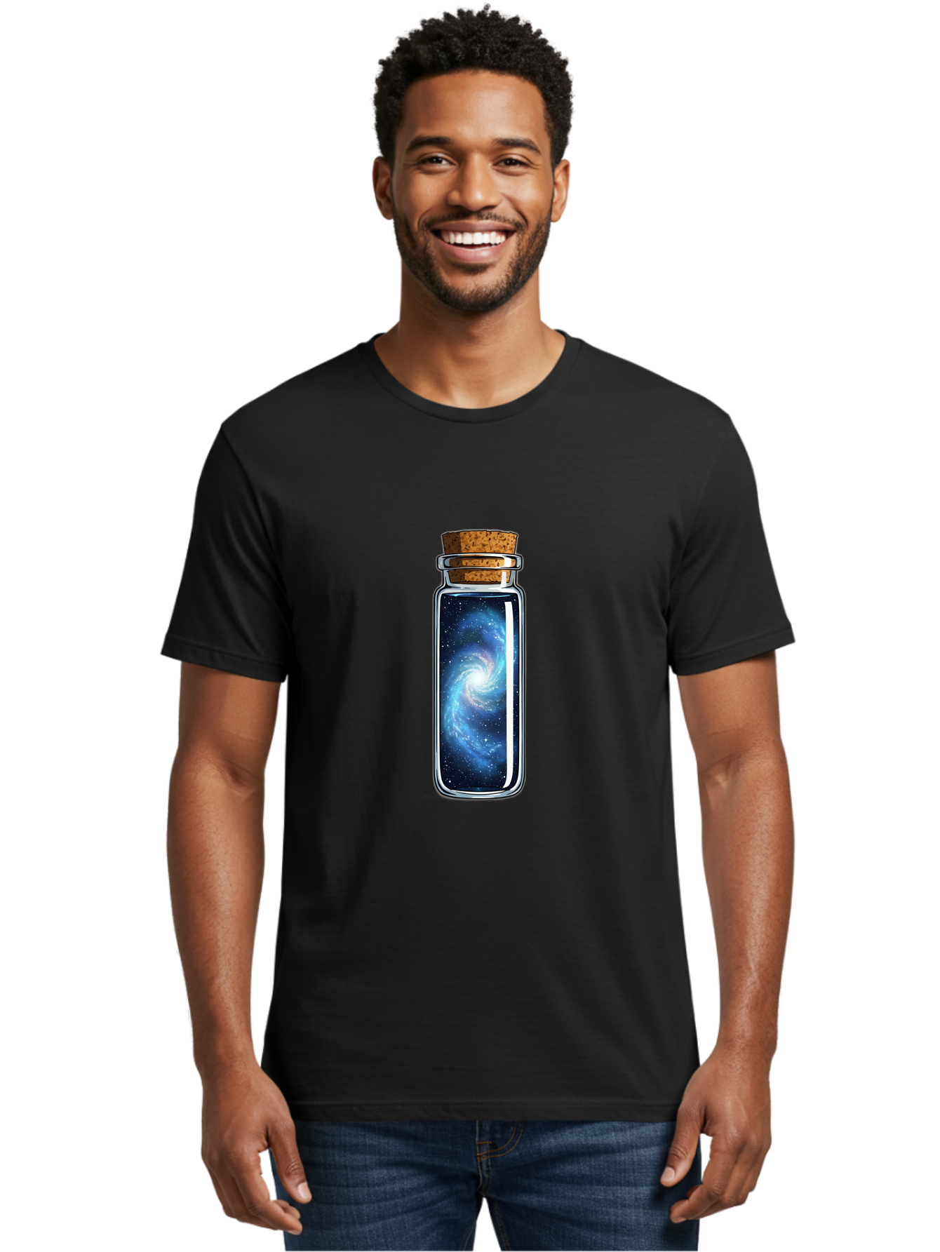 Galaxy-In-A-Bottle-48 Men'S Graphic Tee, 100% Cotton, Comfortable Casual Summer Wear, Machine Washable, Vintage Camera, Old Camera, Antique Camera, Black Camera, Classic Photography, Photography Equipment, Nostalgic Device, Film Camera, Baj005