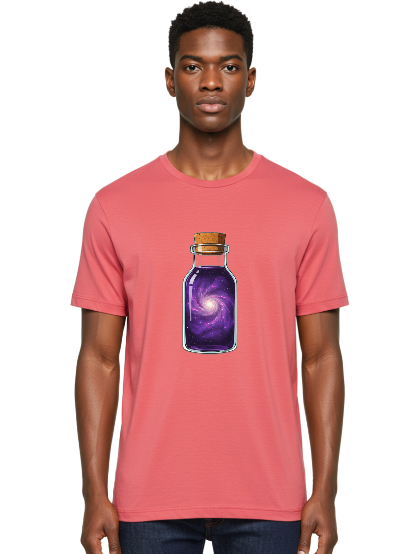 Galaxy-In-A-Bottle-49 Men'S Graphic Tee, 100% Cotton, Comfortable Casual Summer Wear, Machine Washable, Vintage Camera, Old Camera, Antique Camera, Black Camera, Classic Photography, Photography Equipment, Nostalgic Device, Film Camera, Baj006