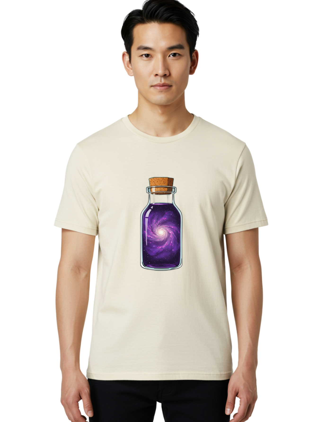 Galaxy-In-A-Bottle-49 Men'S Graphic Tee, 100% Cotton, Comfortable Casual Summer Wear, Machine Washable, Vintage Camera, Old Camera, Antique Camera, Black Camera, Classic Photography, Photography Equipment, Nostalgic Device, Film Camera, Baj006