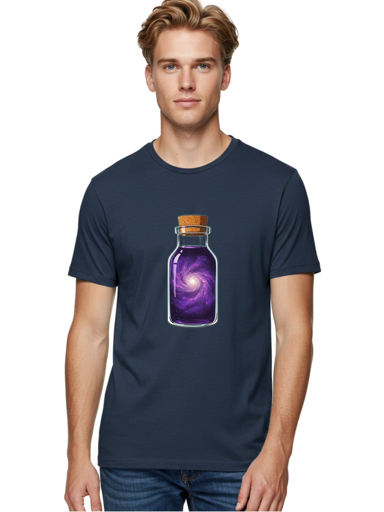 Galaxy-In-A-Bottle-49 Men'S Graphic Tee, 100% Cotton, Comfortable Casual Summer Wear, Machine Washable, Vintage Camera, Old Camera, Antique Camera, Black Camera, Classic Photography, Photography Equipment, Nostalgic Device, Film Camera, Baj006