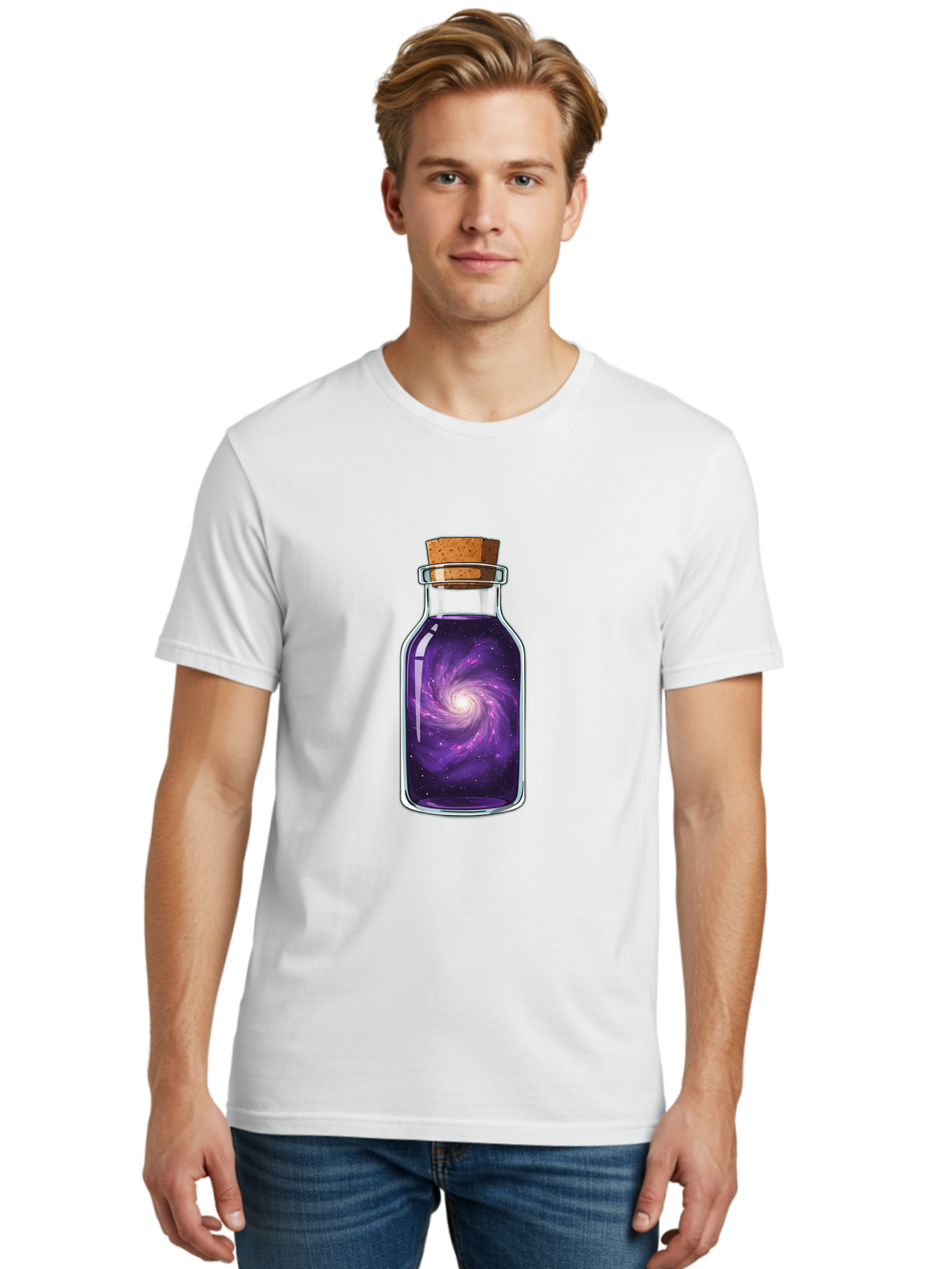 Galaxy-In-A-Bottle-49 Men'S Graphic Tee, 100% Cotton, Comfortable Casual Summer Wear, Machine Washable, Vintage Camera, Old Camera, Antique Camera, Black Camera, Classic Photography, Photography Equipment, Nostalgic Device, Film Camera, Baj006