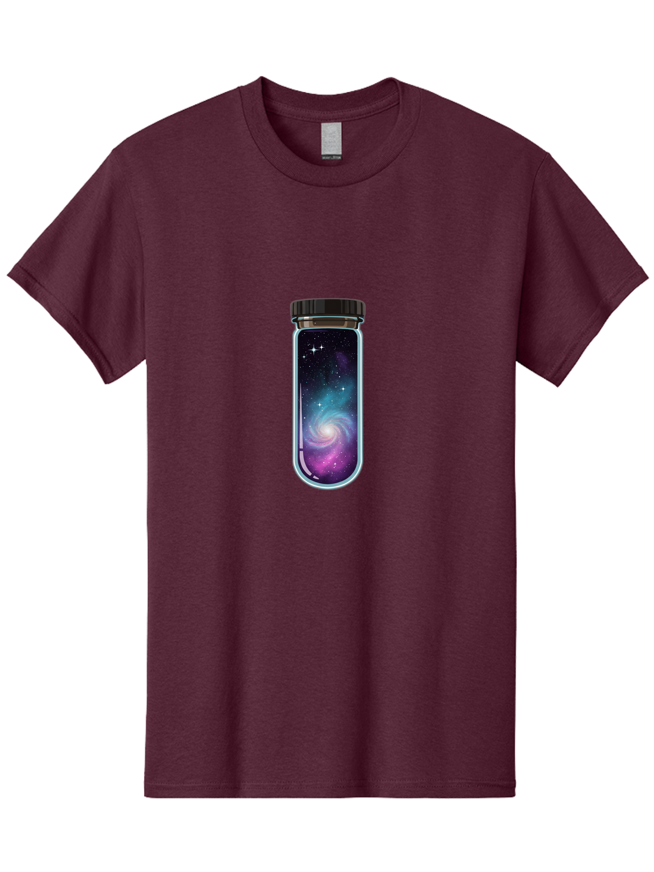 Galaxy-In-A-Bottle-5 Men'S Graphic Tee, 100% Cotton, Comfortable Casual Summer Wear, Machine Washable, Vintage Camera, Old Camera, Antique Camera, Black Camera, Classic Photography, Photography Equipment, Nostalgic Device, Film Camera, Baj007