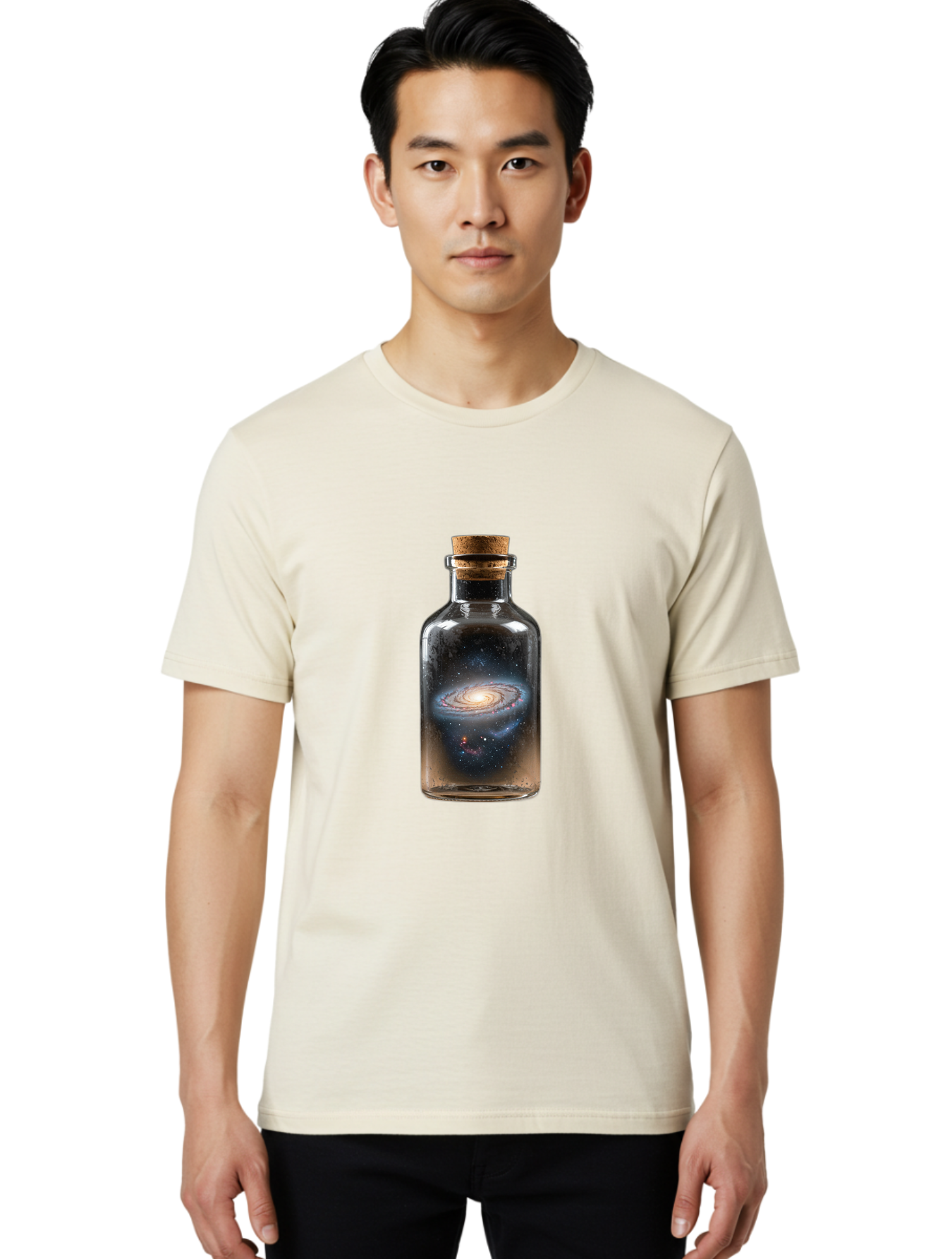 Galaxy-In-A-Bottle-50 Men'S Graphic Tee, 100% Cotton, Comfortable Casual Summer Wear, Machine Washable, Vintage Camera, Old Camera, Antique Camera, Black Camera, Classic Photography, Photography Equipment, Nostalgic Device, Film Camera, Baj008