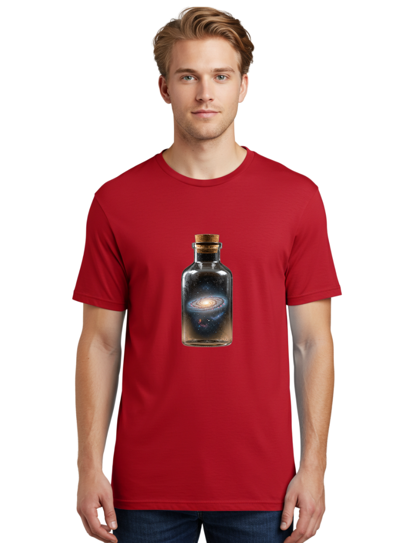Galaxy-In-A-Bottle-50 Men'S Graphic Tee, 100% Cotton, Comfortable Casual Summer Wear, Machine Washable, Vintage Camera, Old Camera, Antique Camera, Black Camera, Classic Photography, Photography Equipment, Nostalgic Device, Film Camera, Baj008