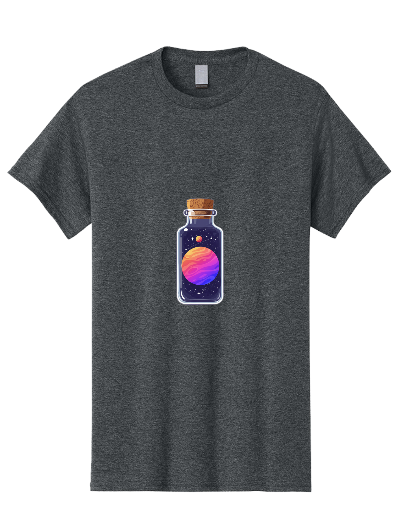 Galaxy-In-A-Bottle-8 Men'S Graphic Tee, 100% Cotton, Comfortable Casual Summer Wear, Machine Washable, Vintage Camera, Old Camera, Antique Camera, Black Camera, Classic Photography, Photography Equipment, Nostalgic Device, Film Camera, Baj011