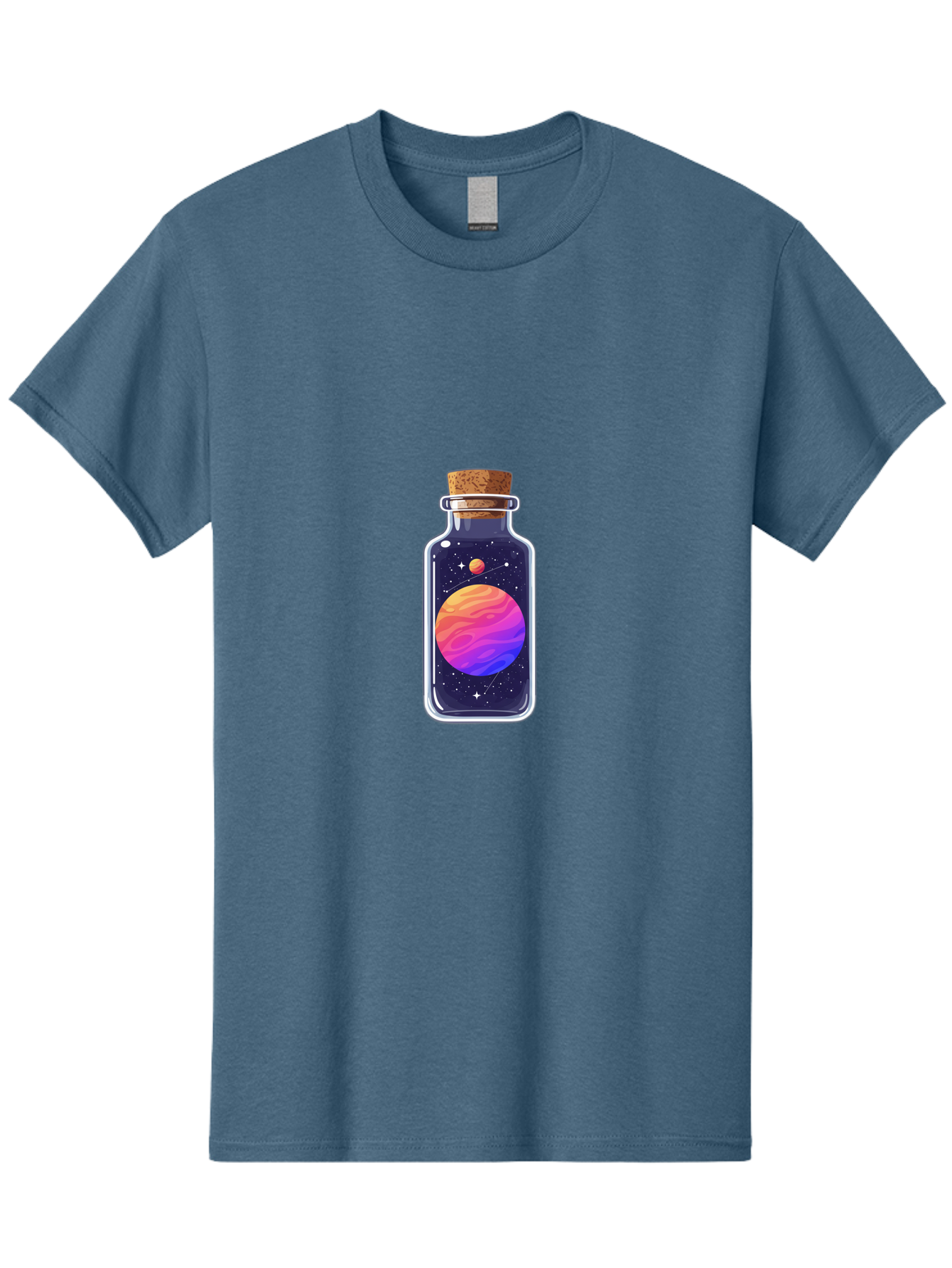 Galaxy-In-A-Bottle-8 Men'S Graphic Tee, 100% Cotton, Comfortable Casual Summer Wear, Machine Washable, Vintage Camera, Old Camera, Antique Camera, Black Camera, Classic Photography, Photography Equipment, Nostalgic Device, Film Camera, Baj011