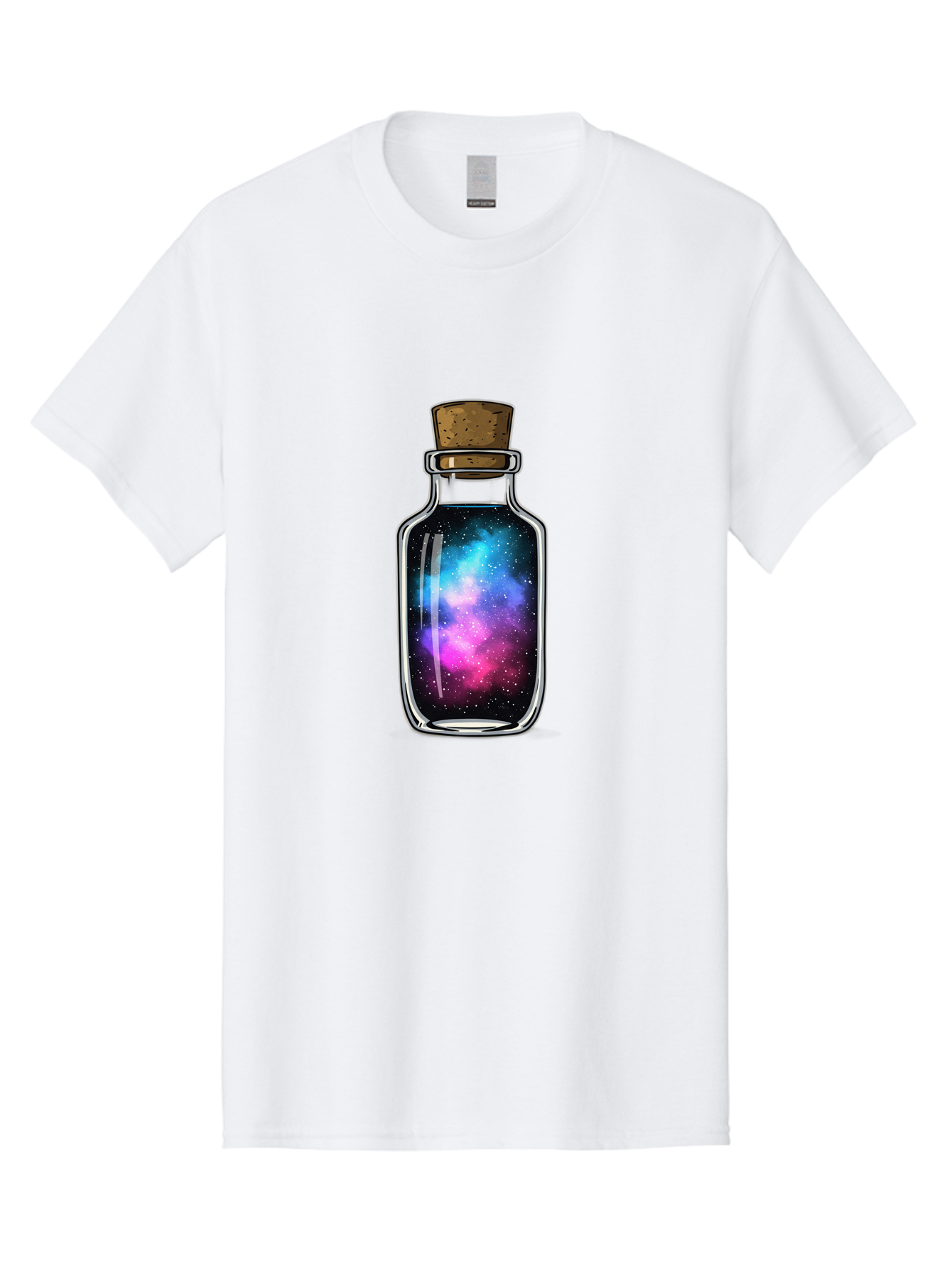 Galaxy-In-A-Bottle-9 Men'S Graphic Tee, 100% Cotton, Comfortable Casual Summer Wear, Machine Washable, Vintage Camera, Old Camera, Antique Camera, Black Camera, Classic Photography, Photography Equipment, Nostalgic Device, Film Camera, Baj012