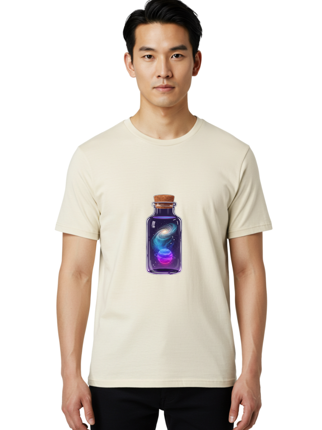 Galaxy-In-A-Bottle Men'S Graphic Tee, 100% Cotton, Comfortable Casual Summer Wear, Machine Washable, Vintage Camera, Old Camera, Antique Camera, Black Camera, Classic Photography, Photography Equipment, Nostalgic Device, Film Camera, Baj013