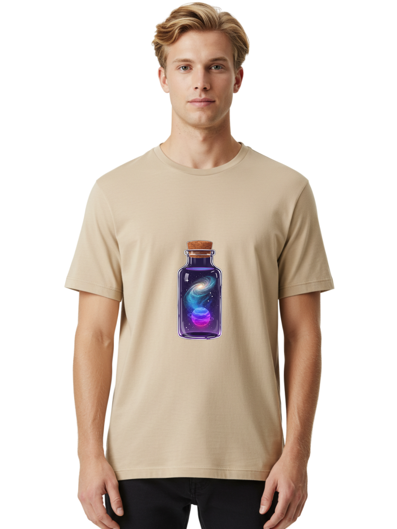 Galaxy-In-A-Bottle Men'S Graphic Tee, 100% Cotton, Comfortable Casual Summer Wear, Machine Washable, Vintage Camera, Old Camera, Antique Camera, Black Camera, Classic Photography, Photography Equipment, Nostalgic Device, Film Camera, Baj013