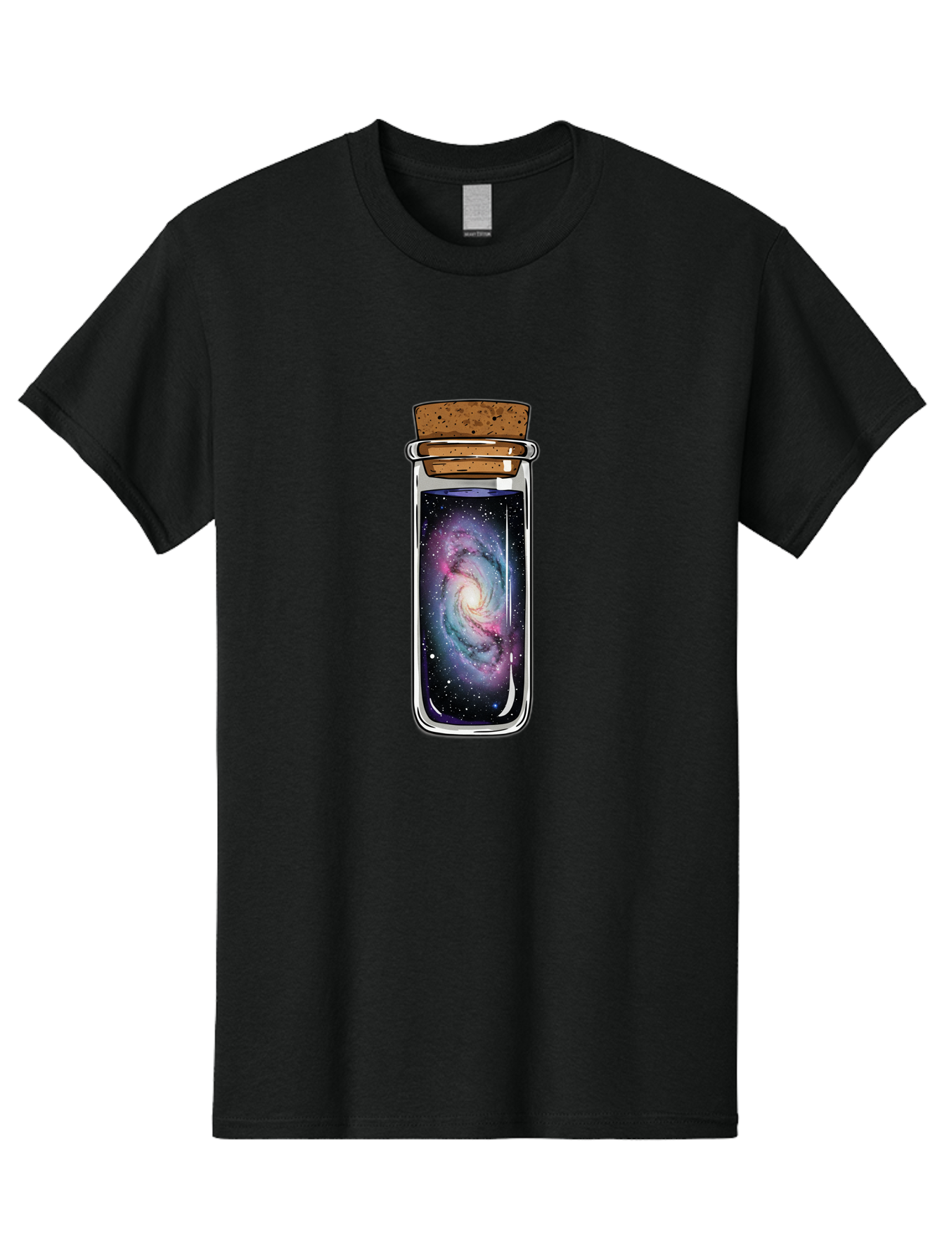 Galaxy-In-A-Jar-1 Men'S Graphic Tee, 100% Cotton, Comfortable Casual Summer Wear, Machine Washable, Vintage Camera, Old Camera, Antique Camera, Black Camera, Classic Photography, Photography Equipment, Nostalgic Device, Film Camera, Camera Art Baj014